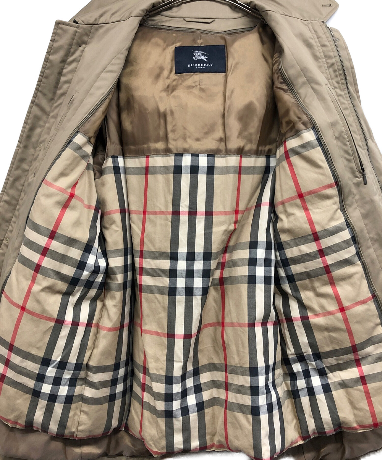 中古・古着通販】BURBERRY LONDON (バーバリー ロンドン) 中綿ライナー付コート ブラウン サイズ:M｜ブランド・古着通販  トレファク公式【TREFAC FASHION】スマホサイト