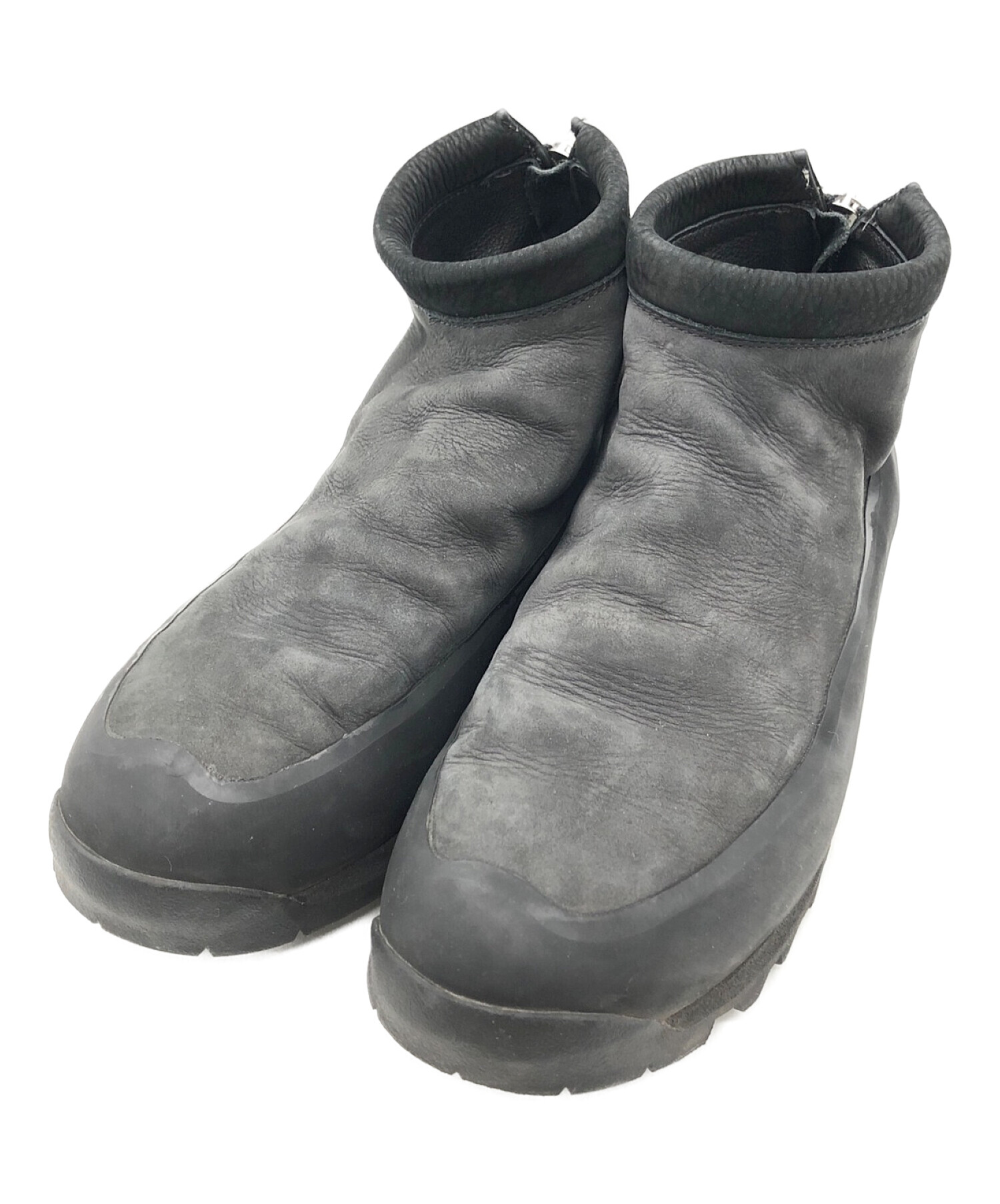 nonnative (ノンネイティブ) HIKER TRAINER MID COW NUBUC/ハイカー　トレイナー　ミッド　カウ　ヌバック ブラック  サイズ:なし