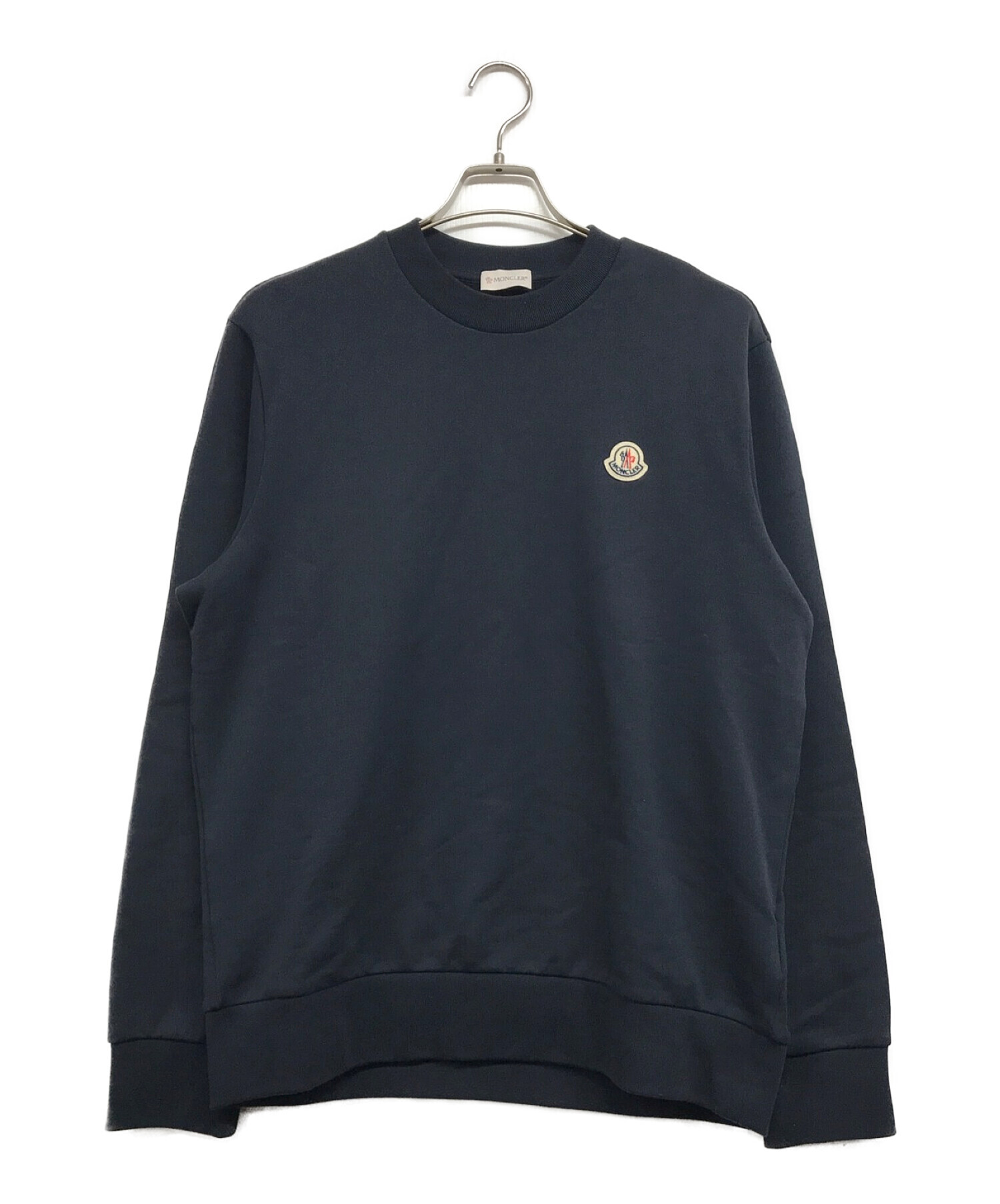 MONCLER (モンクレール) Logo Sweatshirt/ロゴ　スウェットシャツ ネイビー サイズ:M