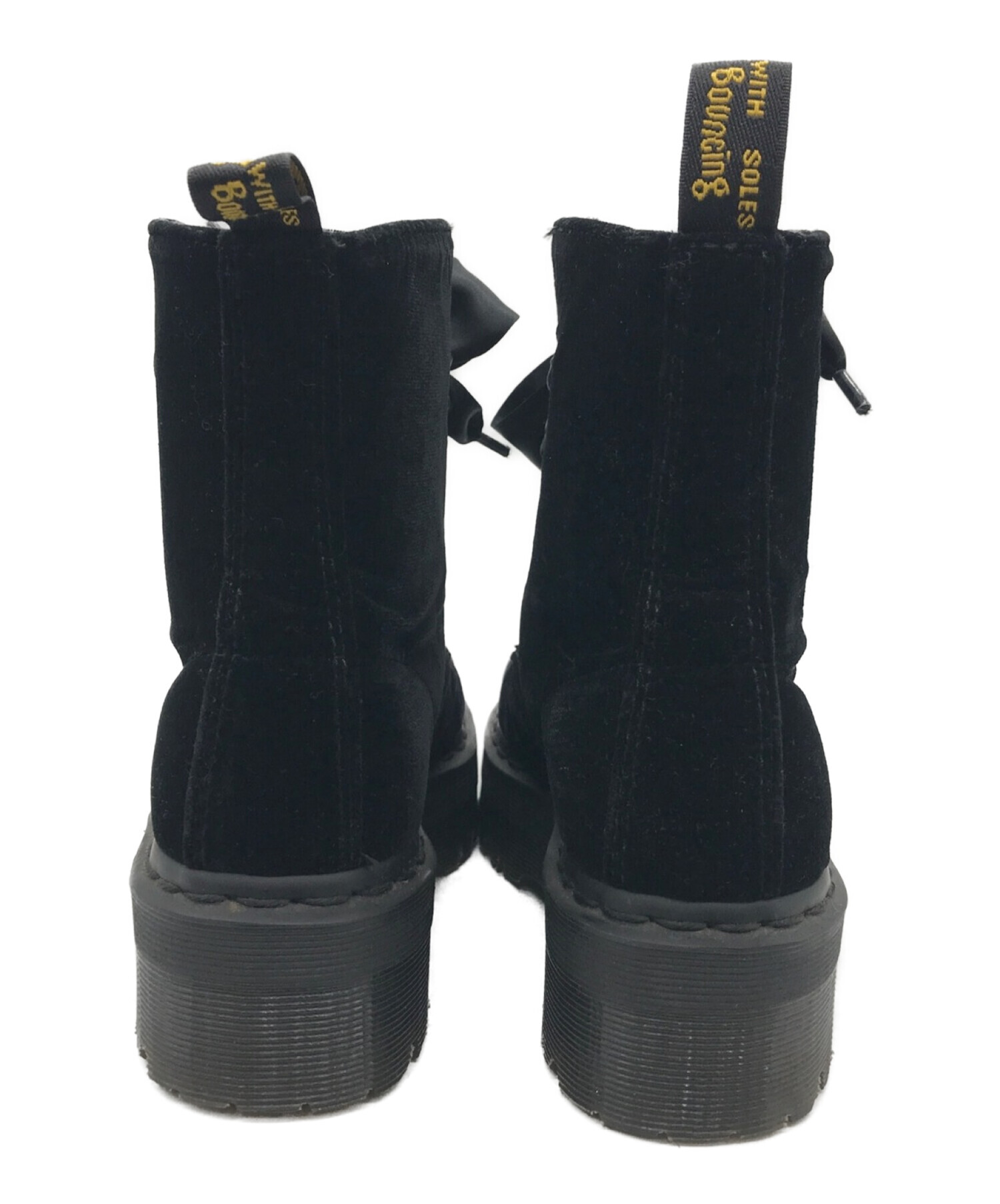 中古・古着通販】Dr.Martens (ドクターマーチン) mollyベロアブーツ ブラック サイズ:UK4｜ブランド・古着通販  トレファク公式【TREFAC FASHION】スマホサイト