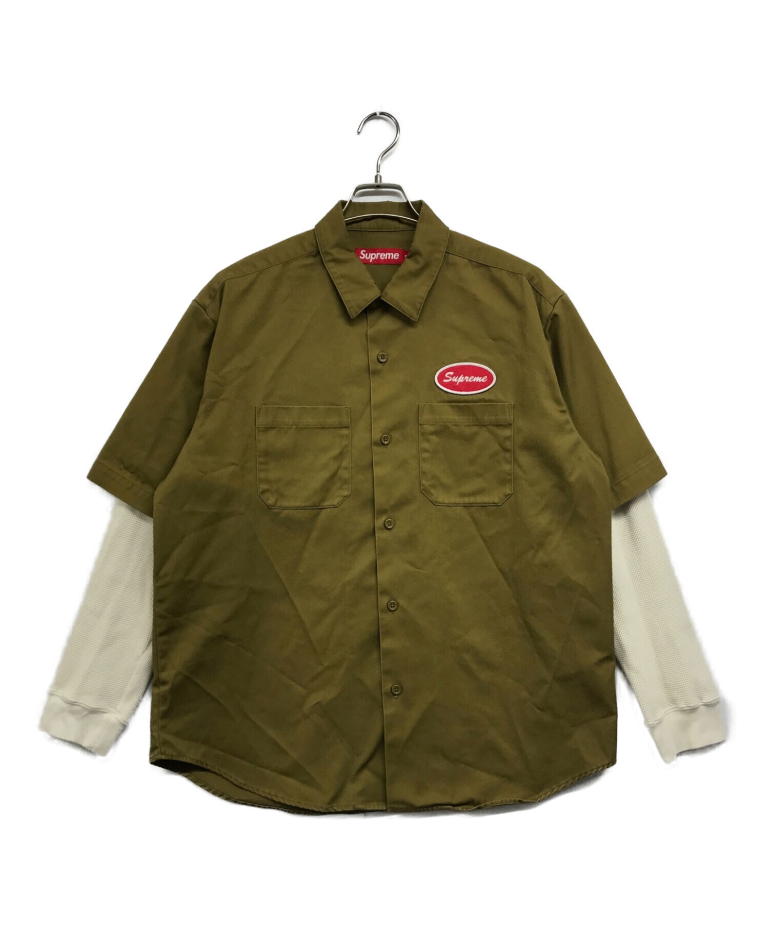 supreme thermal work shirt シュプリーム シャツ - www.buyfromhill.com