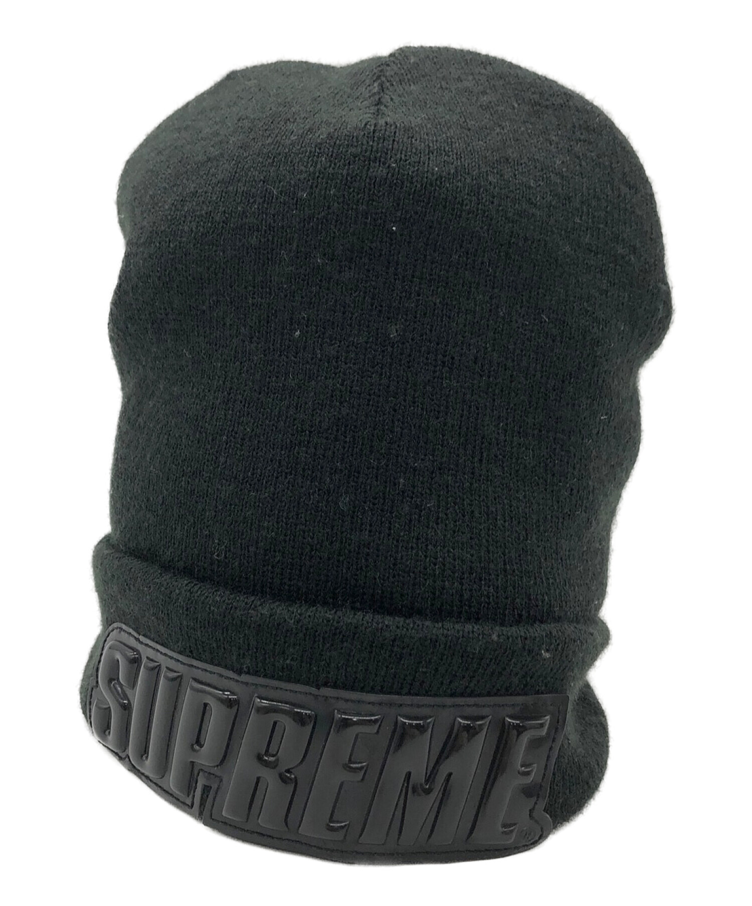 中古・古着通販】Supreme (シュプリーム) Raised Patent Logo Beanie ...