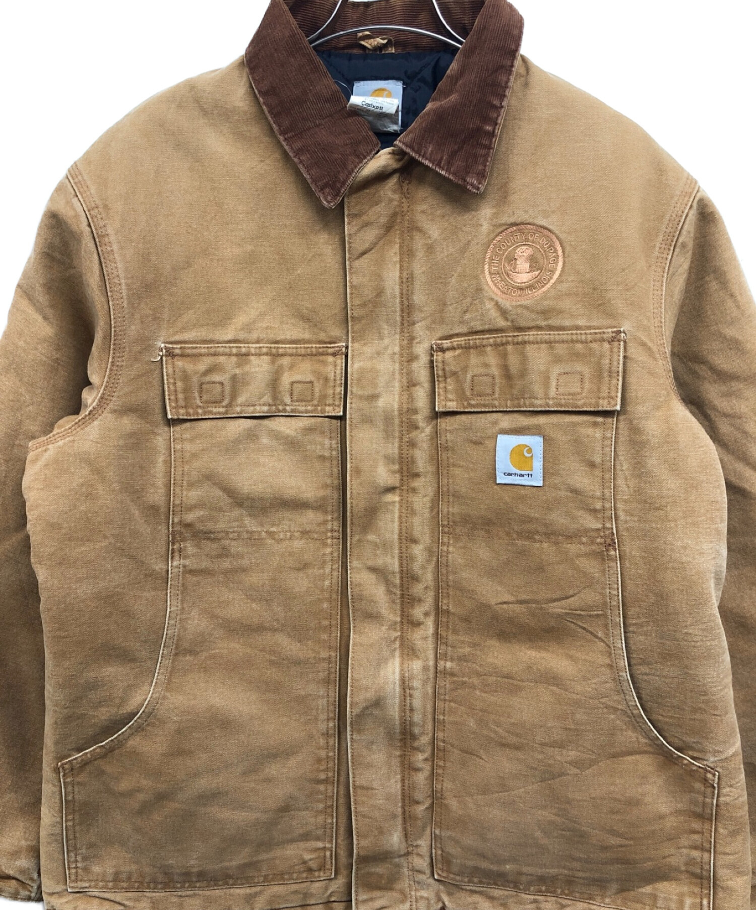 中古・古着通販】CarHartt (カーハート) ダックジャケット ブラウン サイズ:44｜ブランド・古着通販 トレファク公式【TREFAC  FASHION】スマホサイト