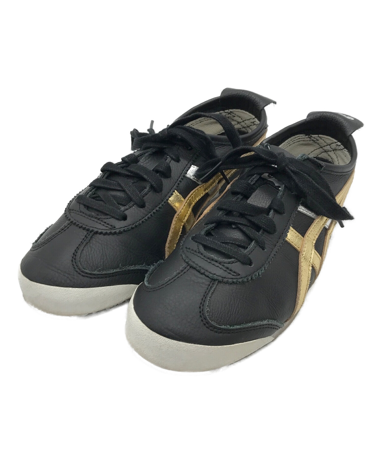 Onitsuka Tiger (オニツカタイガー) MEXICO 66 BLACK/GOLD/メキシコ　シックスティーシックス　ブラック/ゴールド  ブラック×ゴールド サイズ:24.5