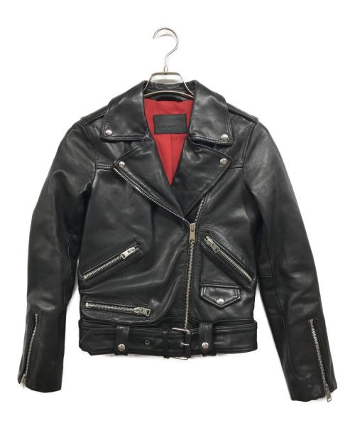 【中古・古着通販】ALL SAINTS (オールセインツ) ライダースジャケット/ESTAE BIKER ブラック サイズ:US0｜ブランド・古着通販  トレファク公式【TREFAC FASHION】スマホサイト