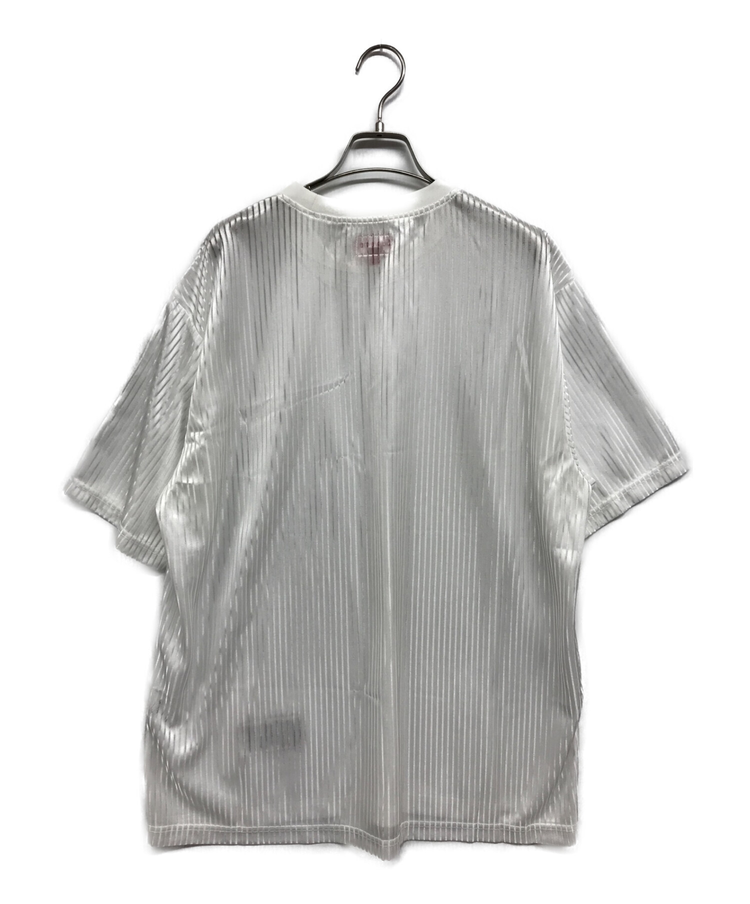 SUPREME (シュプリーム) Gradient Mesh Stripe Jersey ホワイト サイズ:M