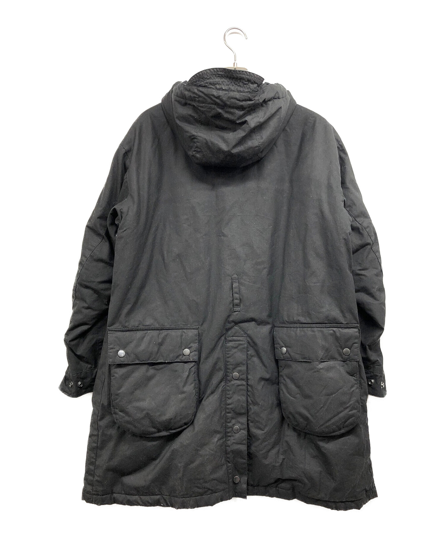 【中古・古着通販】Barbour (バブアー) Engineered Garments (エンジニアド ガーメンツ) BROOKDALE WAX  PARKA/ブルックデール ワックス パーカー ブラック サイズ:S｜ブランド・古着通販 トレファク公式【TREFAC FASHION】スマホサイト