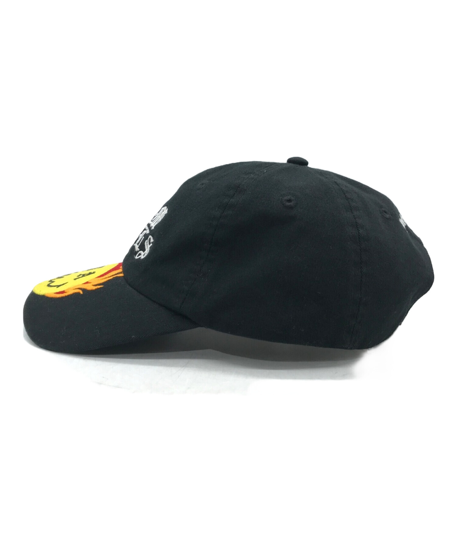 中古・古着通販】Palm Angels (パーム エンジェルス) BURNING HEAD CAP ブラック サイズ:O/S｜ブランド・古着通販  トレファク公式【TREFAC FASHION】スマホサイト