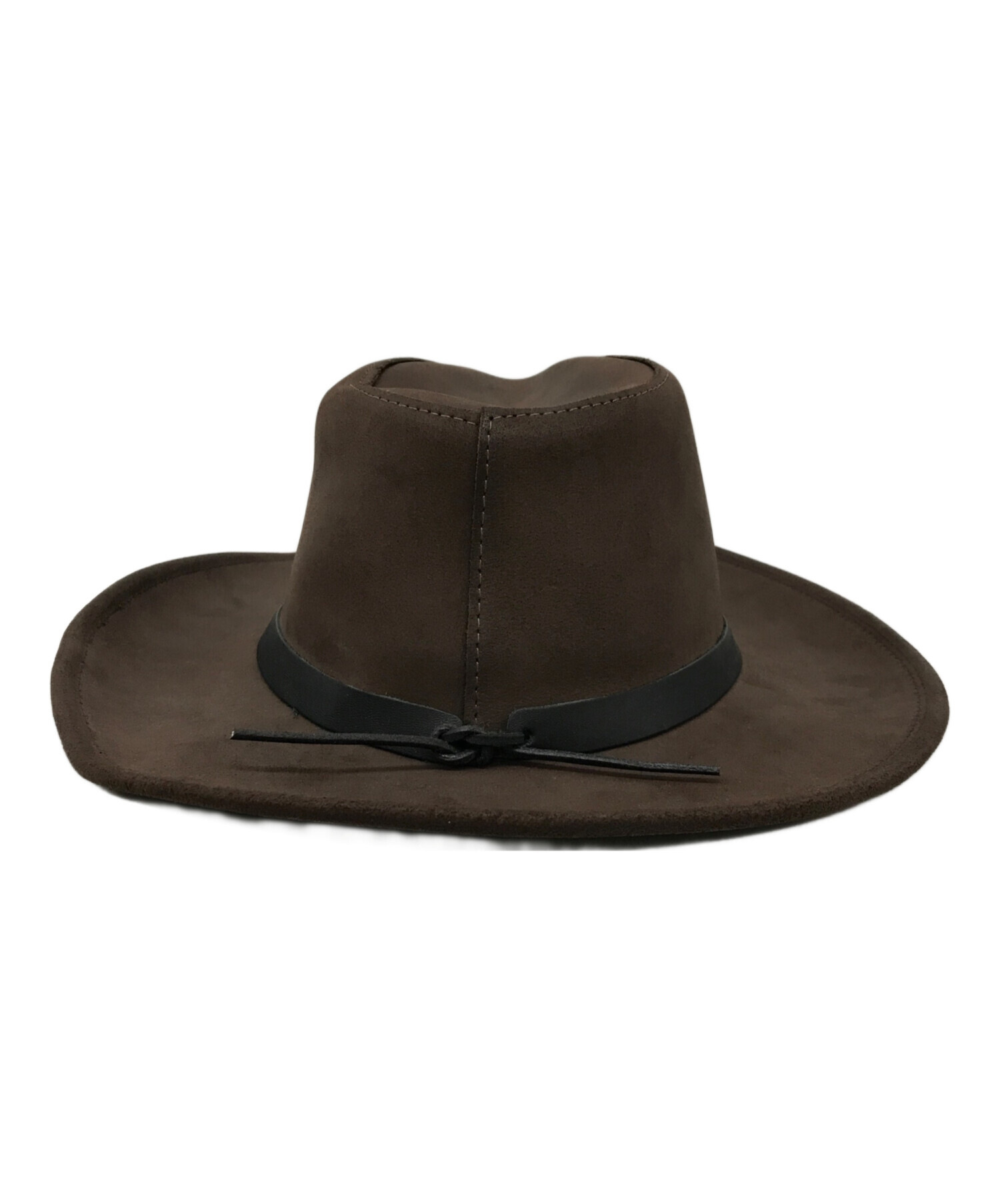 HENSCHEL HAT (ヘンシェルハット) コンチョ付きカウボーイハット ブラウン サイズ:M