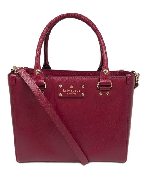 中古・古着通販】Kate Spade (ケイトスペード) 2WAYバッグ ワインレッド｜ブランド・古着通販 トレファク公式【TREFAC  FASHION】スマホサイト