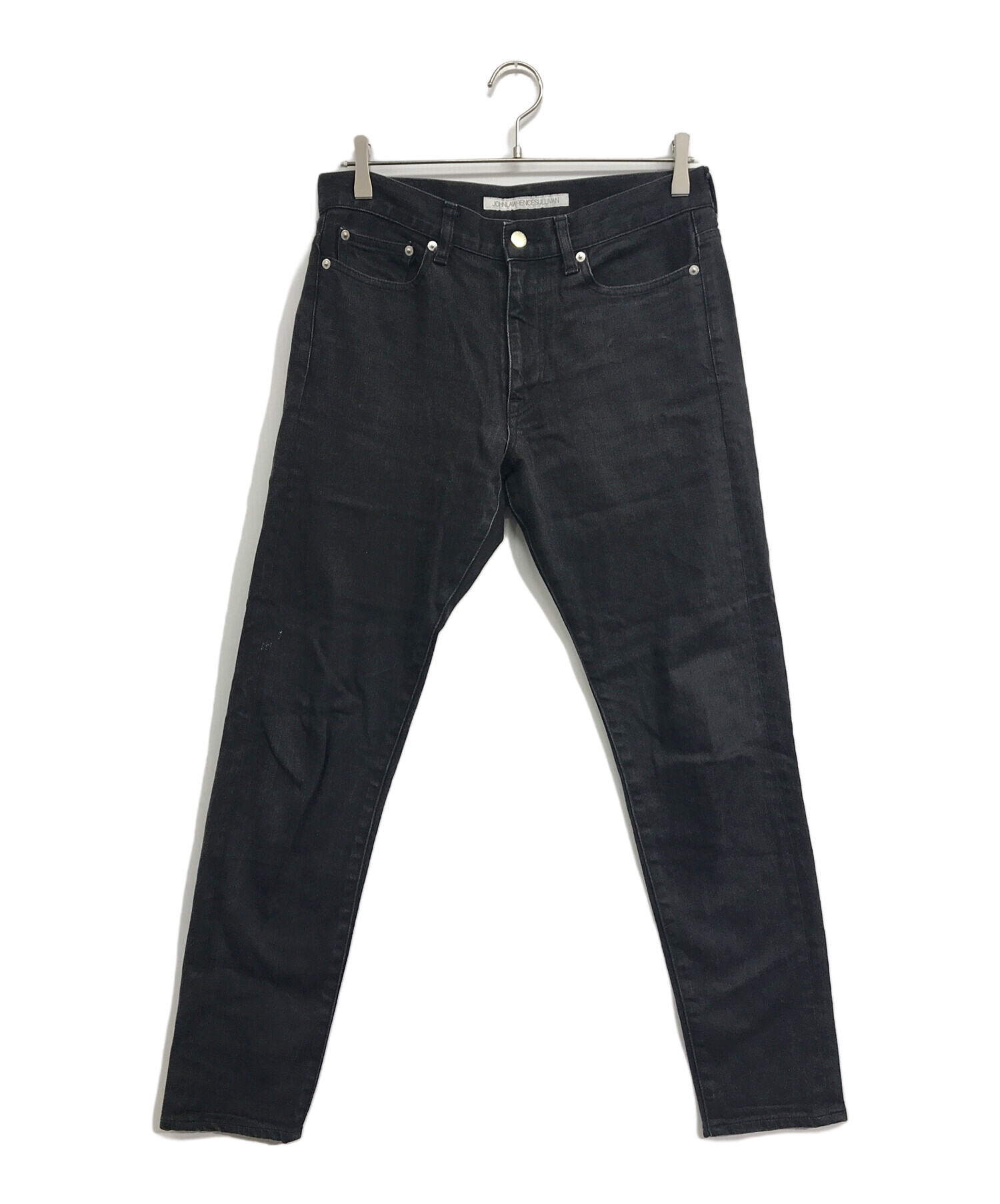 中古・古着通販】JOHN LAWRENCE SULLIVAN (ジョンローレンスサリバン) Rigid denim tapered pants/リジッド  デニム テパード パンツ ブラック サイズ:なし（実寸サイズをご確認ください）｜ブランド・古着通販 トレファク公式【TREFAC  FASHION】スマホサイト