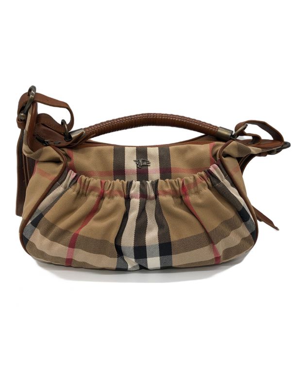 中古・古着通販】BURBERRY (バーバリー) ノバチェックワンショルダーバッグ ブラウン｜ブランド・古着通販 トレファク公式【TREFAC  FASHION】スマホサイト