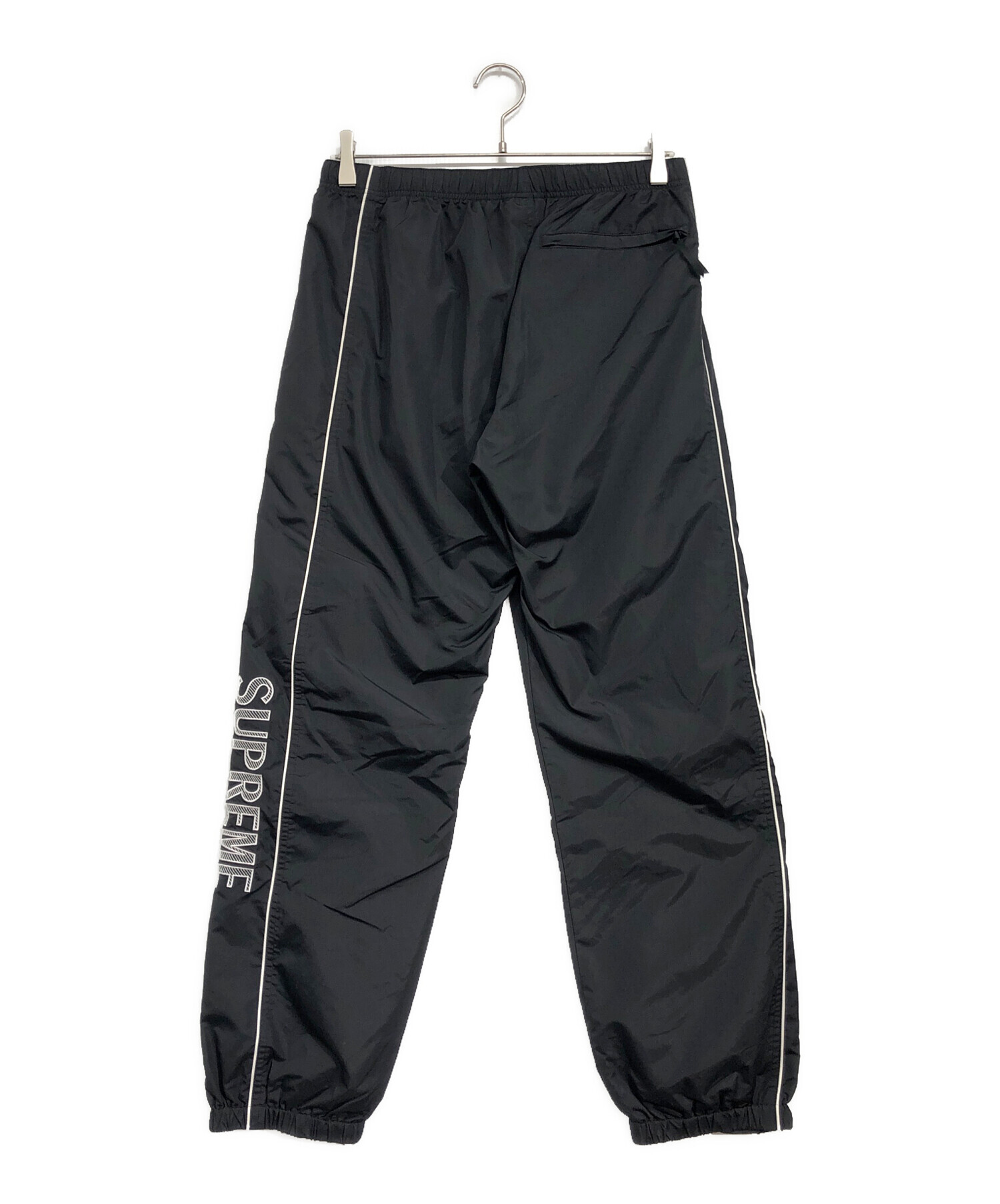 中古・古着通販】Supreme (シュプリーム) Striped Logo Warm Up Pant ブラック サイズ:S｜ブランド・古着通販  トレファク公式【TREFAC FASHION】スマホサイト