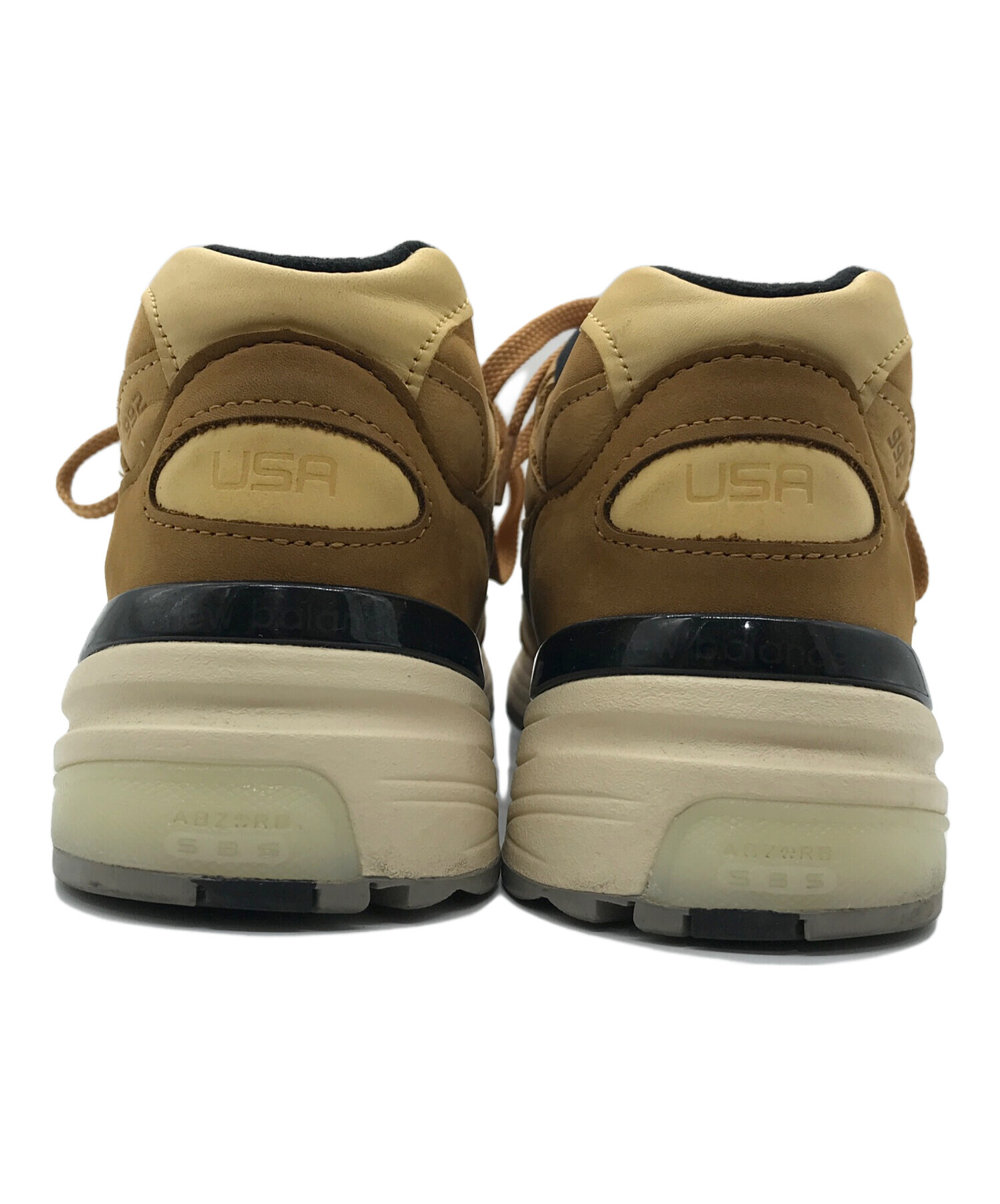 中古・古着通販】NEW BALANCE (ニューバランス) 992 Made In USA Tan/Brown サイズ:27.5｜ブランド・古着通販  トレファク公式【TREFAC FASHION】スマホサイト