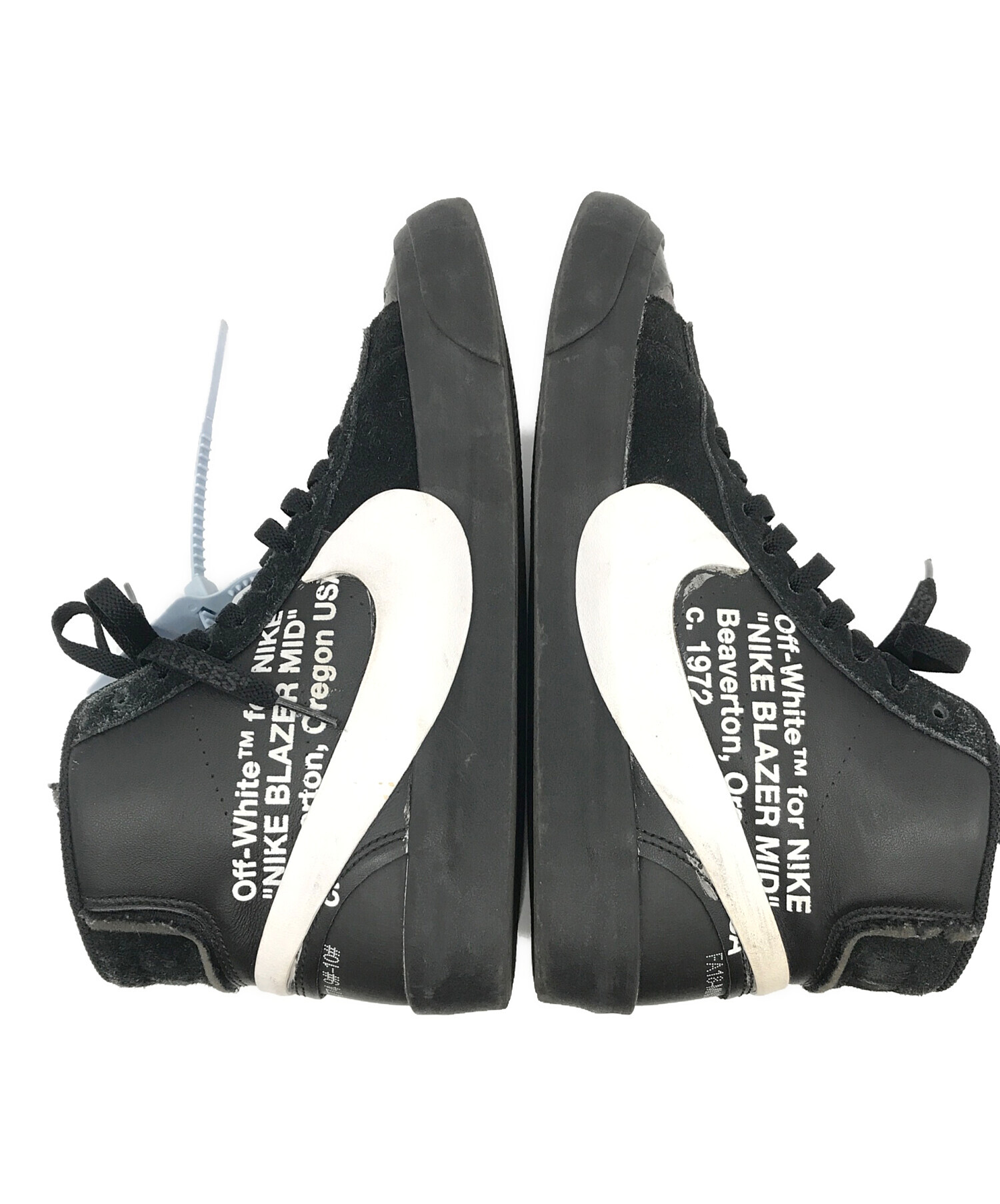 中古・古着通販】NIKE (ナイキ) OFFWHITE (オフホワイト) BLAZER STUDIO MID ブラック サイズ:27cm｜ブランド・古着通販  トレファク公式【TREFAC FASHION】スマホサイト