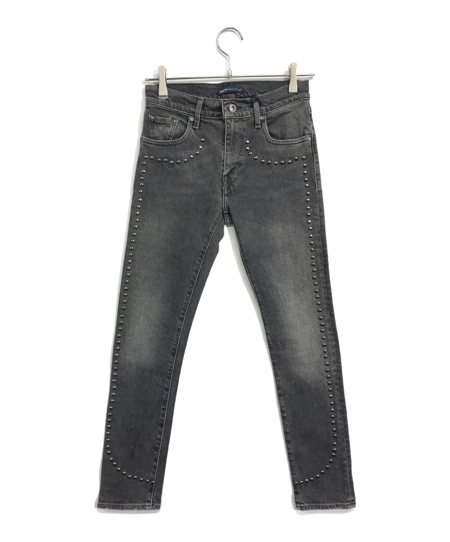 中古・古着通販】LEVI'S MADE&CRAFTED (リーバイスメイドクラフテッド) スタッズデニムパンツ ブラック  サイズ:W25｜ブランド・古着通販 トレファク公式【TREFAC FASHION】スマホサイト