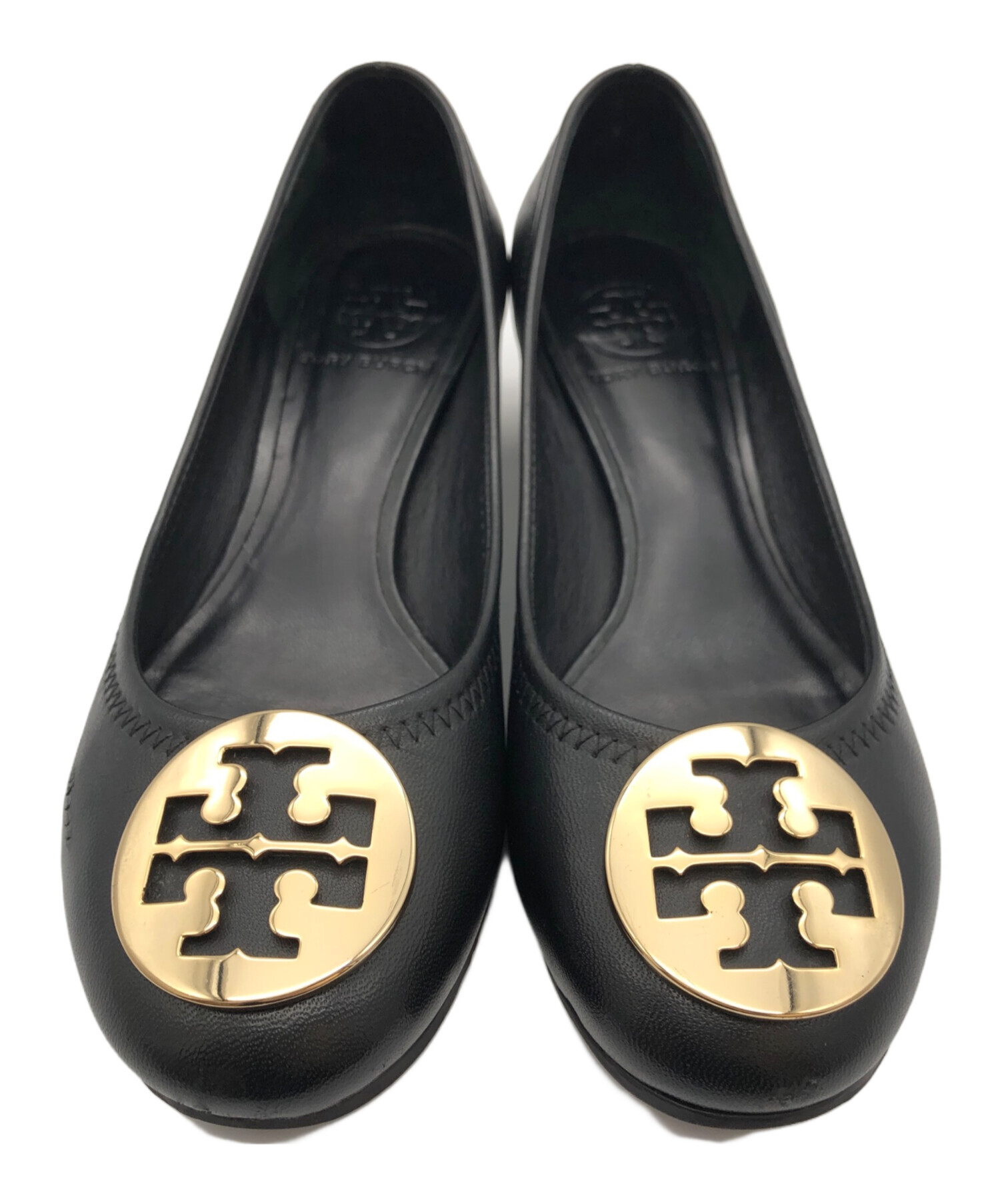 中古・古着通販】TORY BURCH (トリーバーチ) ヒールパンプス ブラック サイズ:6.5｜ブランド・古着通販 トレファク公式【TREFAC  FASHION】スマホサイト