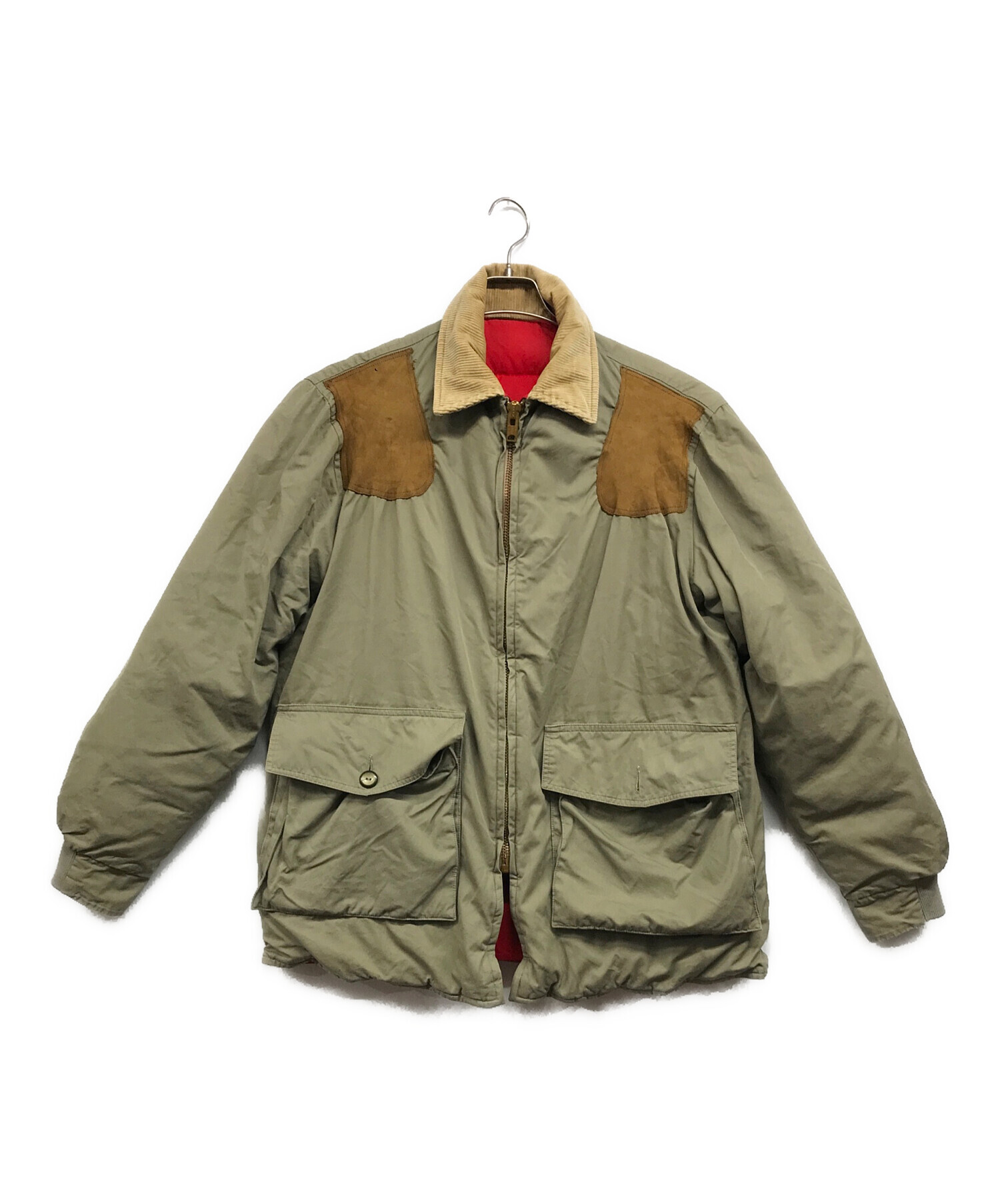 中古・古着通販】Eddie Bauer (エディーバウアー) リバーシブルガンナーズコート グリーン サイズ:FREE｜ブランド・古着通販  トレファク公式【TREFAC FASHION】スマホサイト