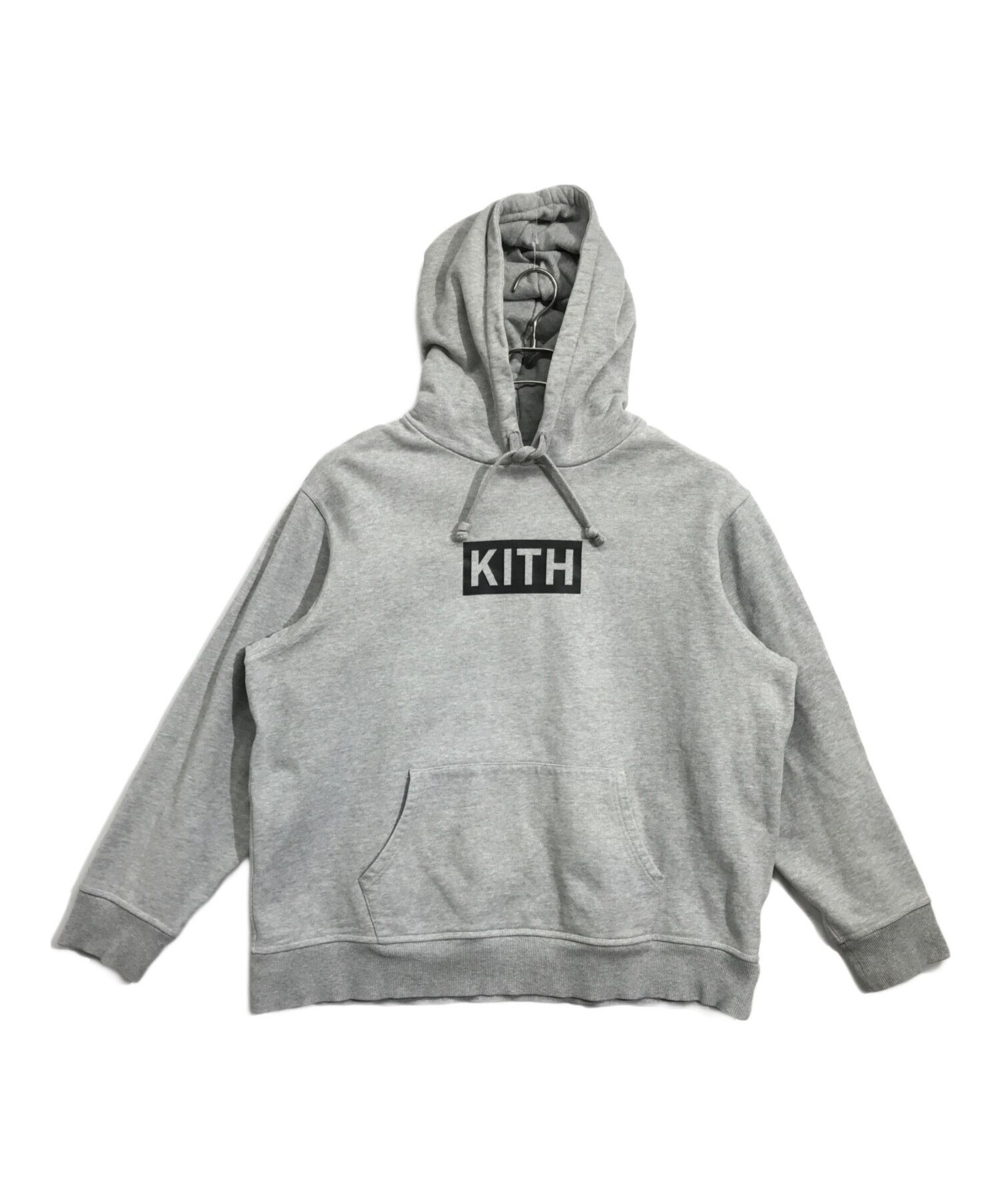 中古・古着通販】KITH (キス) ボックスロゴパーカー グレー サイズ:XXL｜ブランド・古着通販 トレファク公式【TREFAC  FASHION】スマホサイト