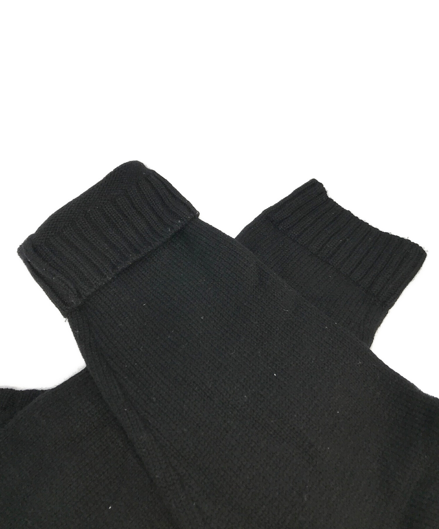 Yohji Yamamoto pour homme (ヨウジヤマモトプールオム) Girl Pattern Intersia Pullover  Knit ブラック サイズ:3