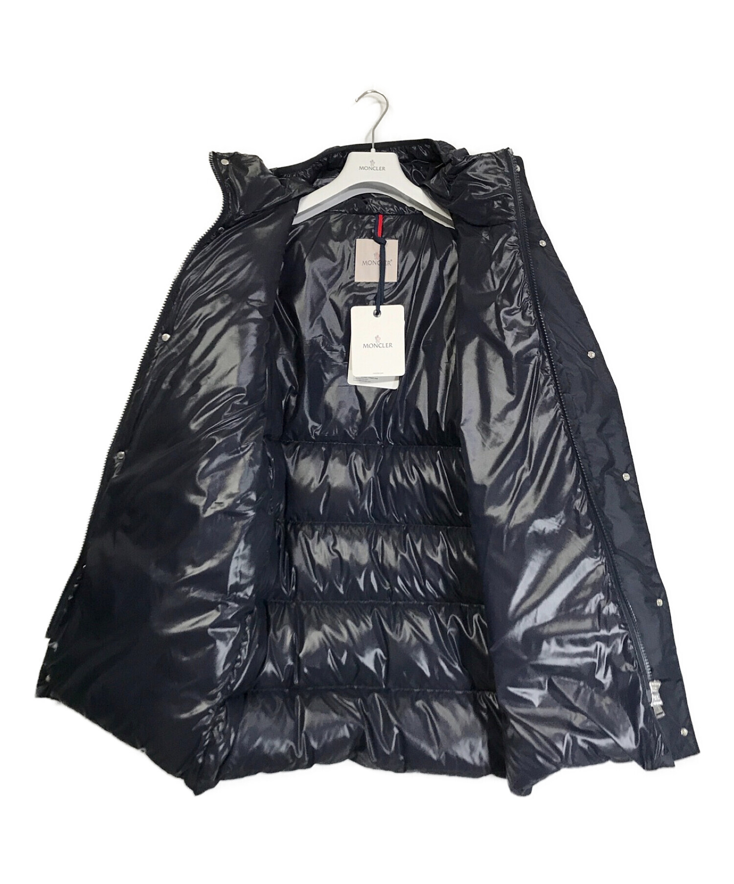 MONCLER (モンクレール) MARCEAU ロングダウンコート ネイビー サイズ:2