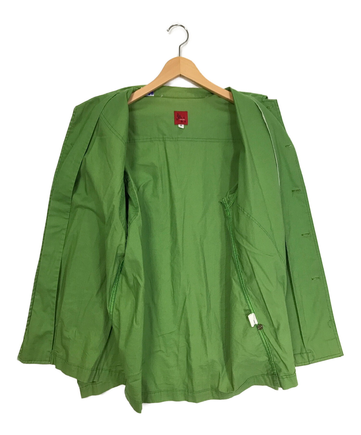 NEPENTHES (ネペンテス) クレイジーパターンシャツジャケット グリーン サイズ:M