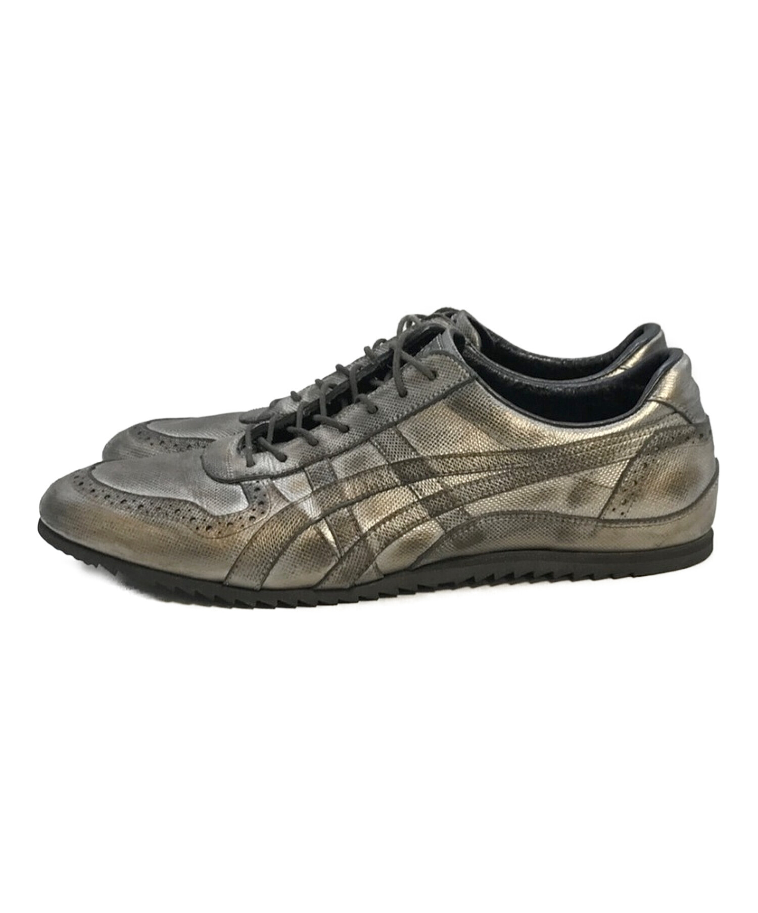 Onitsuka Tiger (オニツカタイガー) ULTIMATE TRAINER シルバー サイズ:28