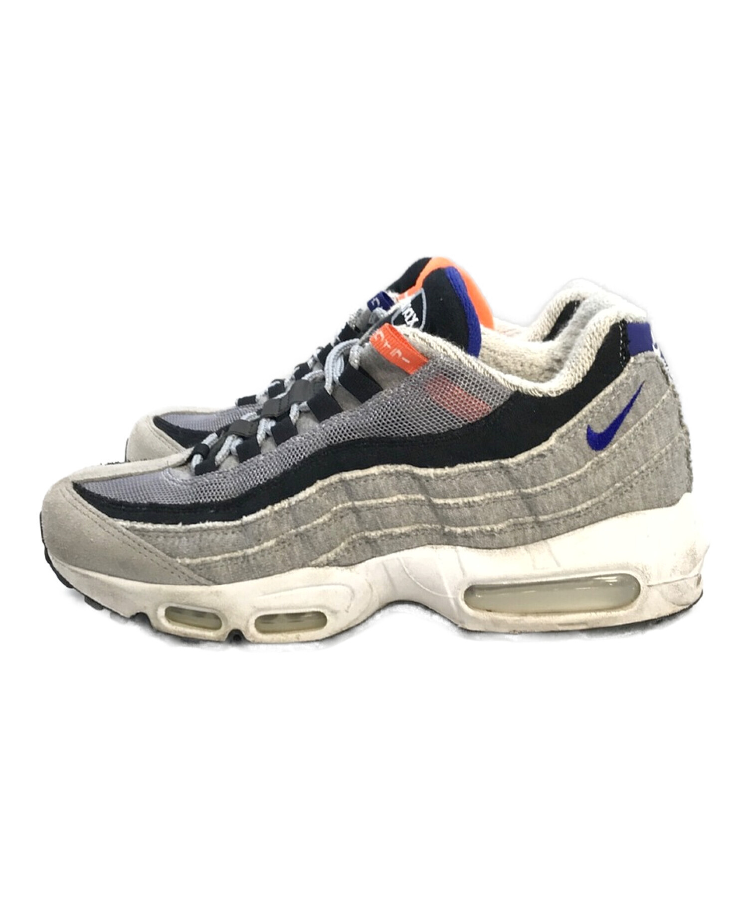 NIKE×LOOPWHEELER (ナイキ×ループウィラー) AIR MAX 95 LW グレー サイズ:US8 (26cm)