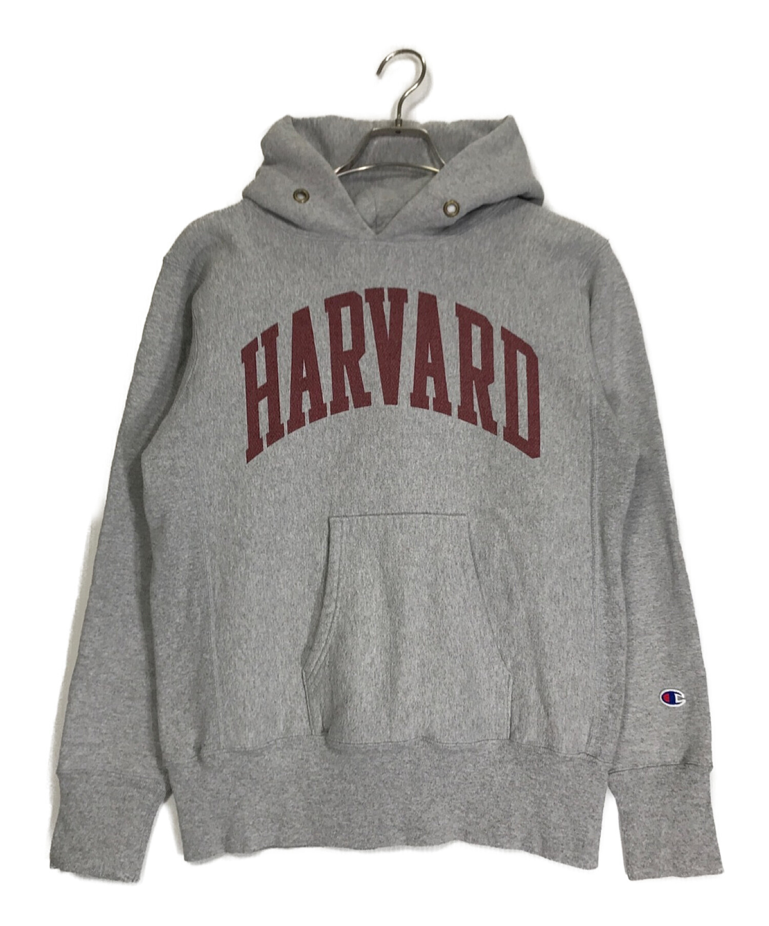 Champion (チャンピオン) HARVARD カレッジプルオーバーパーカー グレー サイズ:L