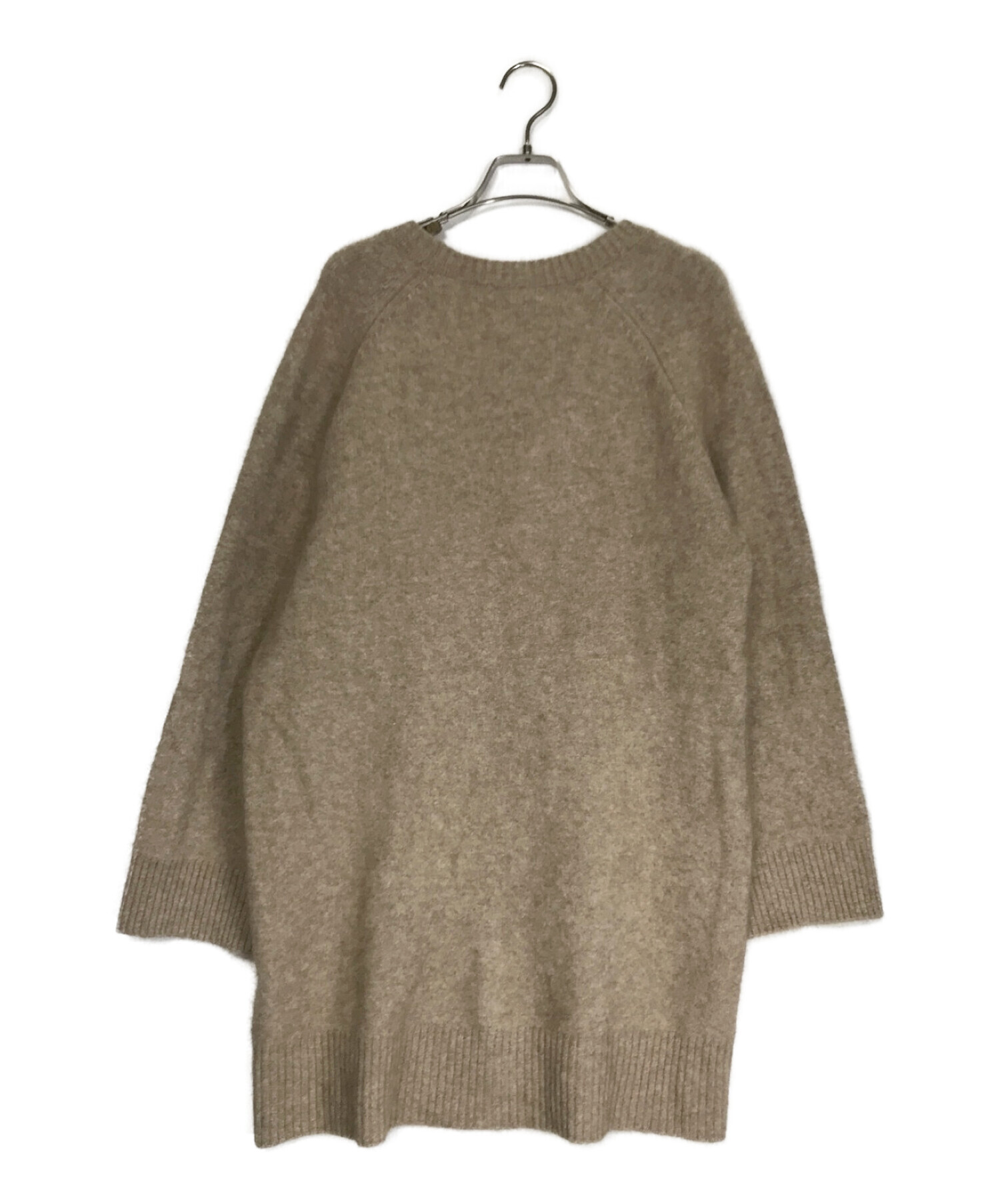 Plage (プラージュ) Cashmere Mix Fur 深Vプルオーバー(カシミヤミックスフル深ブイプルオーバー) ベージュ サイズ:F 未使用品