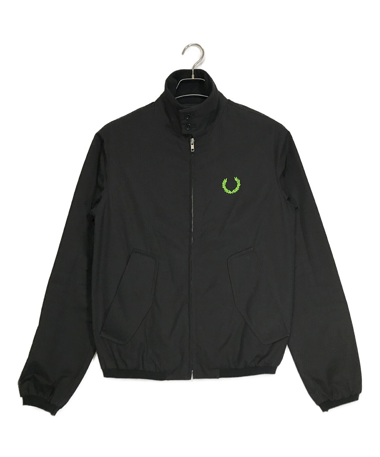 FRED PERRY × Peter Jensen (フレッドペリー × ピーター イェンセン) ハリントンジャケット ブラック サイズ:36