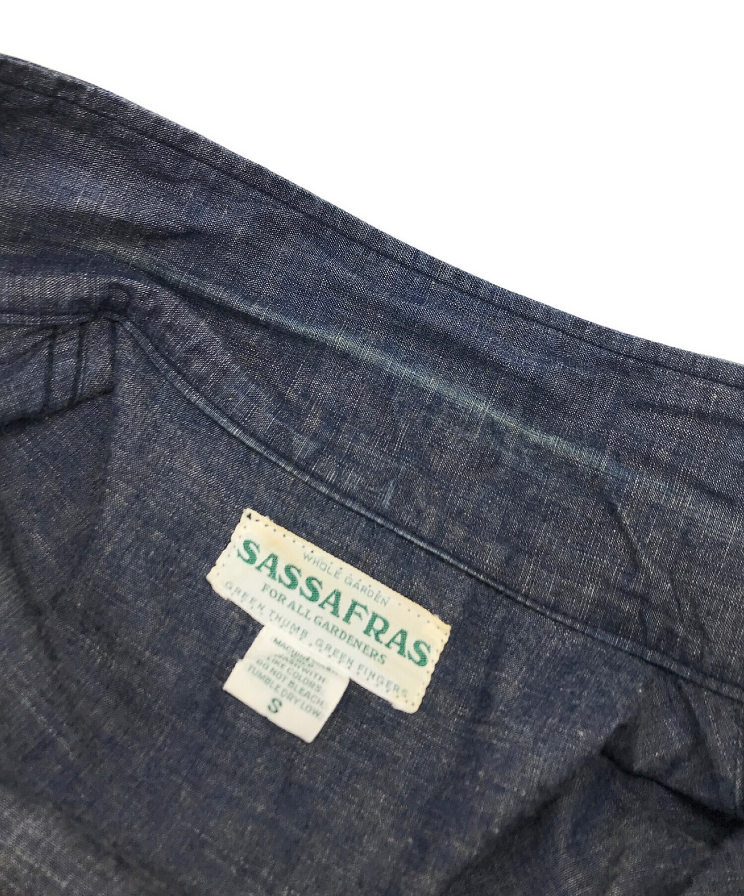 中古・古着通販】SASSAFRAS (ササフラス) G.D.U Jacket インディゴ