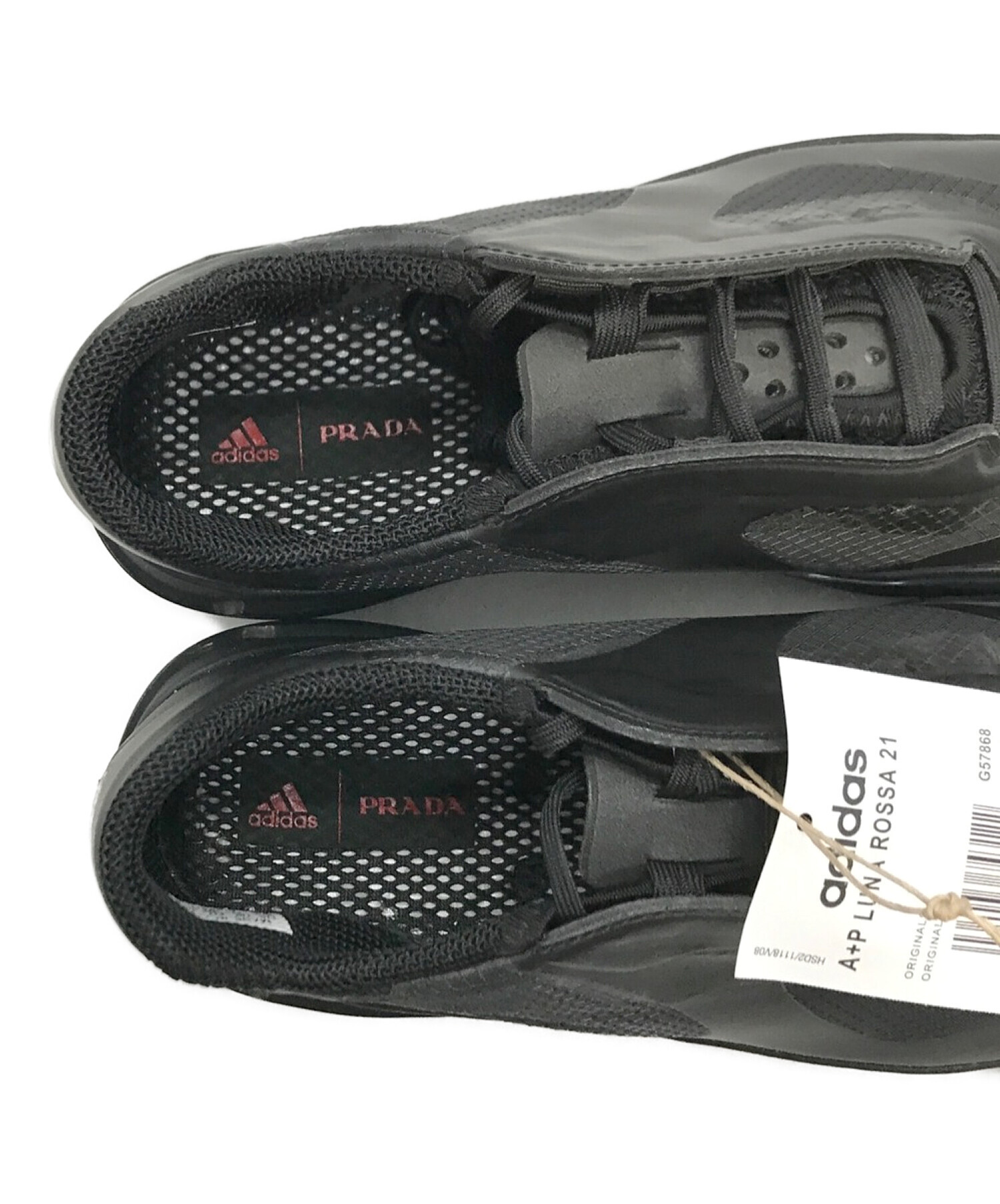 PRADA×adidas (プラダ × アディダス) A+P LUNA ROSSA 21 ブラック サイズ:23.5 未使用品