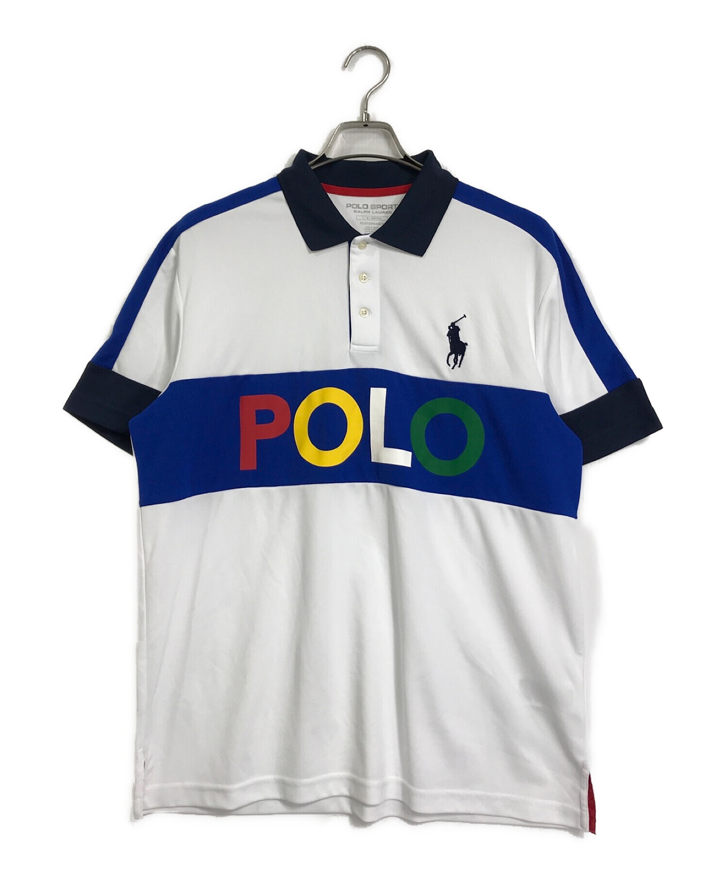 POLO SPORT (ポロスポーツ) ポロシャツ ホワイト サイズ:L