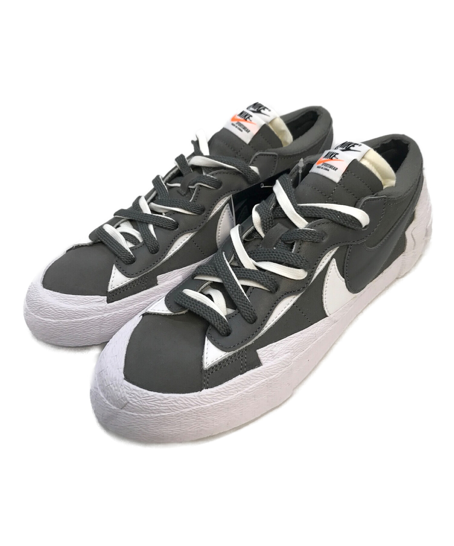 NIKE×sacai (ナイキ×サカイ) BLAZER LOW IRON GREY グレー サイズ:US10.5 (28.5cm) 未使用品