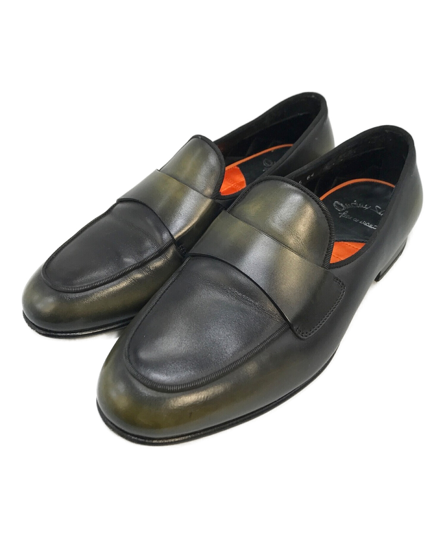 中古・古着通販】Santoni (サントーニ) コインローファー オリーブ