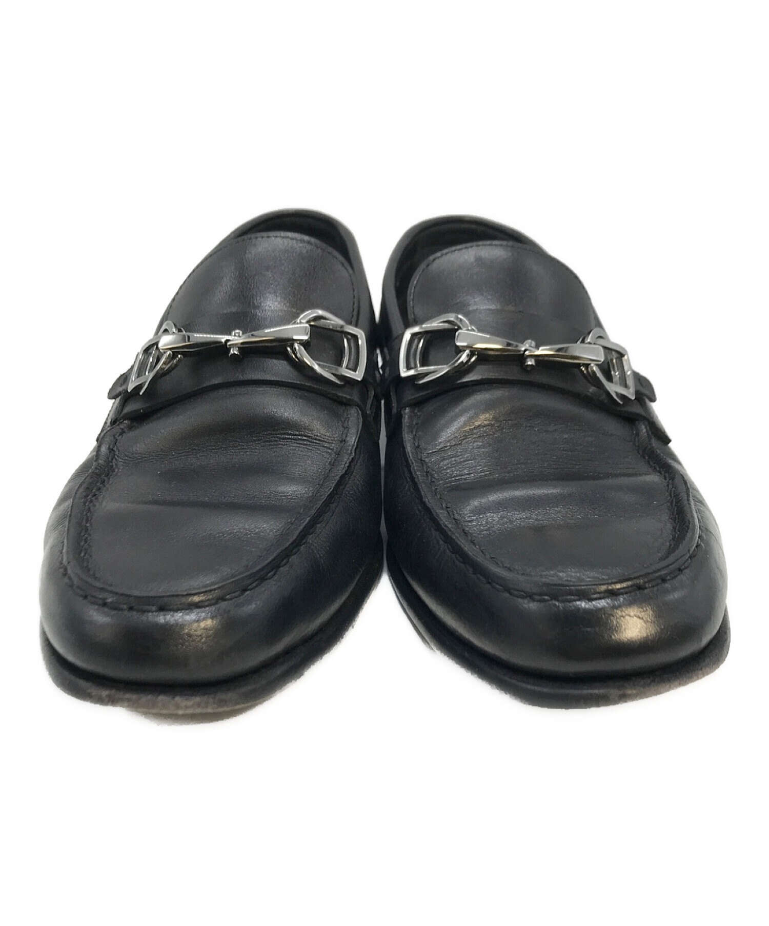 中古・古着通販】Santoni (サントーニ) ビットローファー ブラック