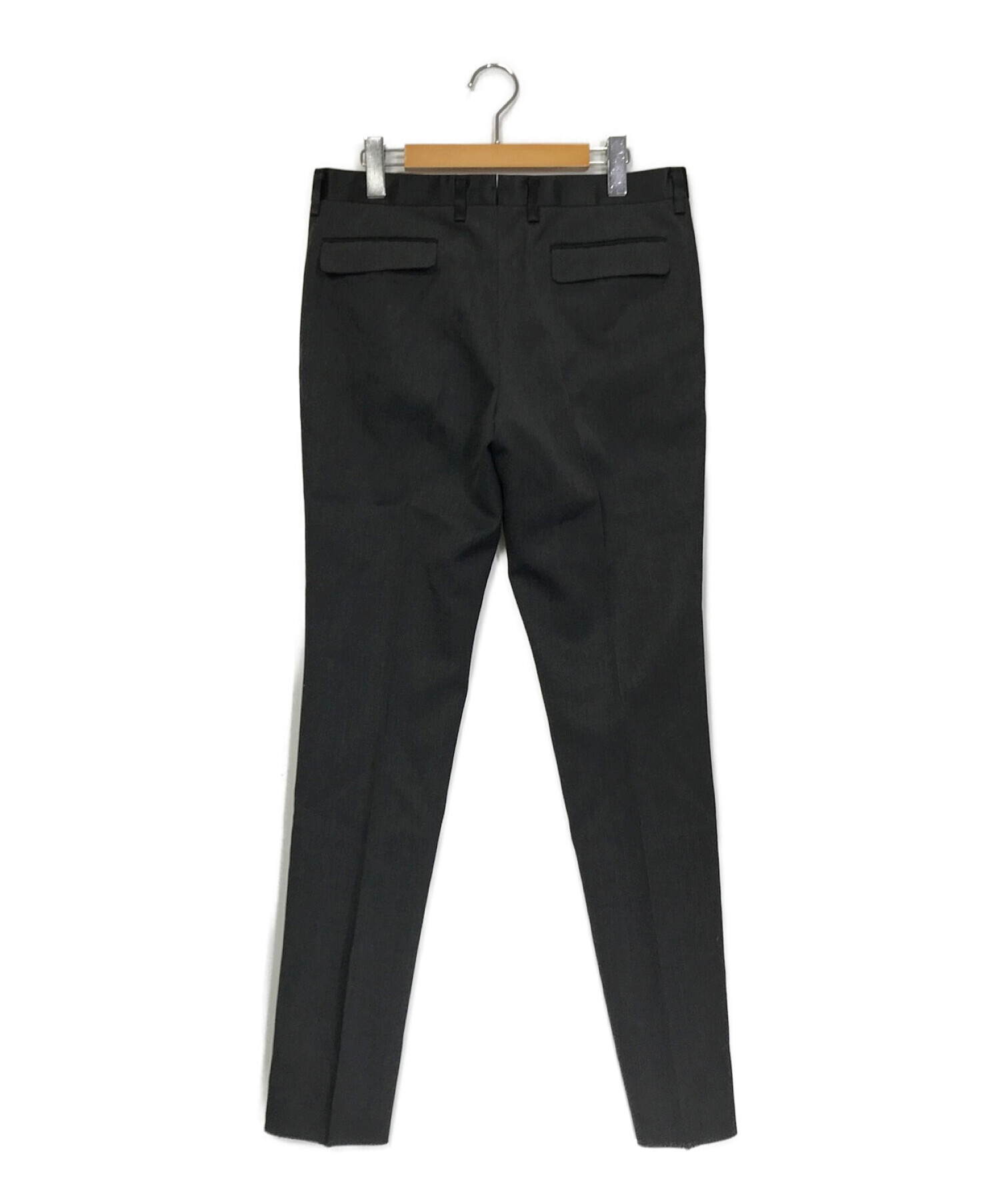 THE RERACS (ザ リラクス) WIDE EASY SLACKS BORDEAUX トップグレー サイズ:38 未使用品