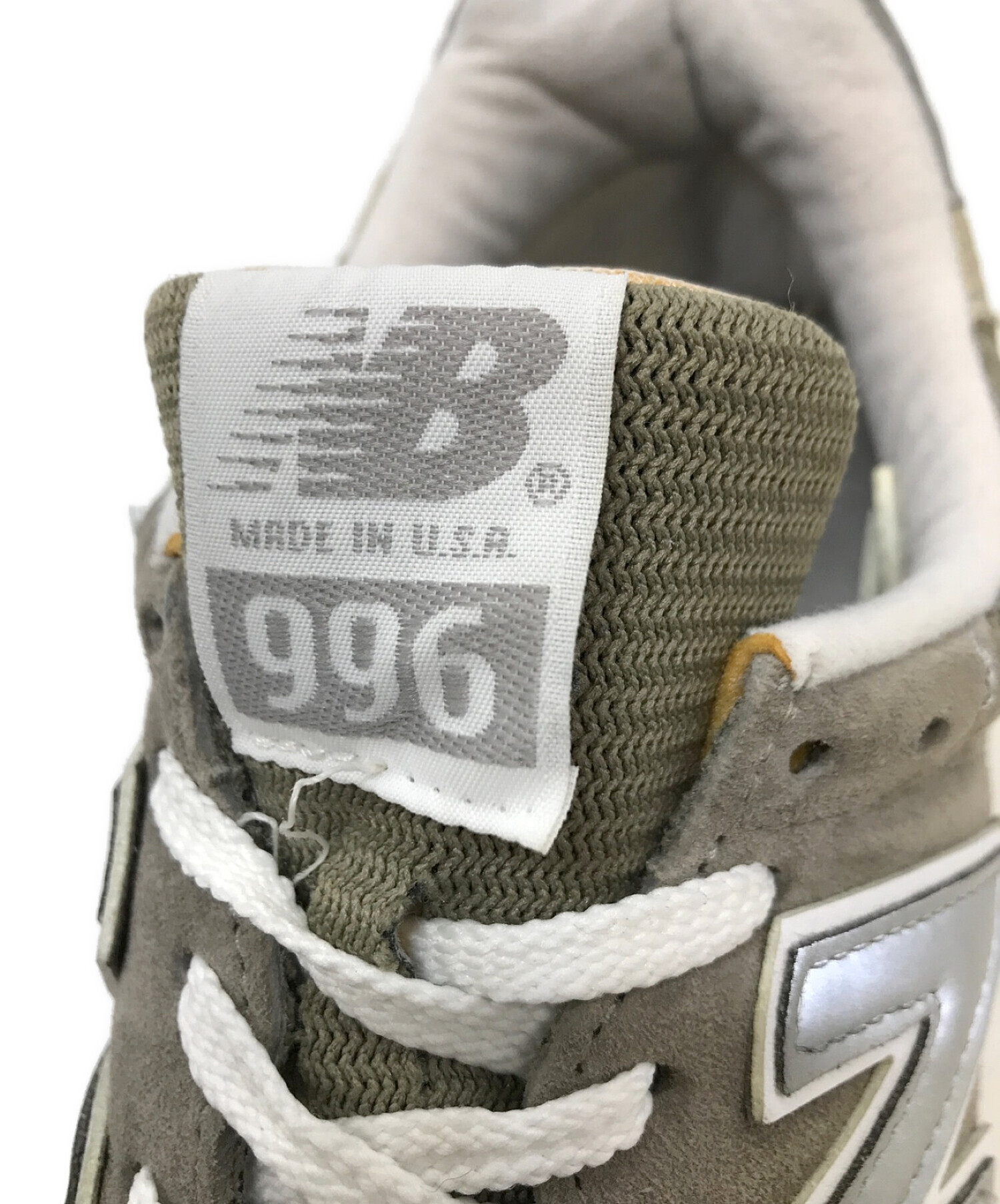 NEW BALANCE (ニューバランス) M996 ローカットスニーカー グレー サイズ:US8 (26cm)