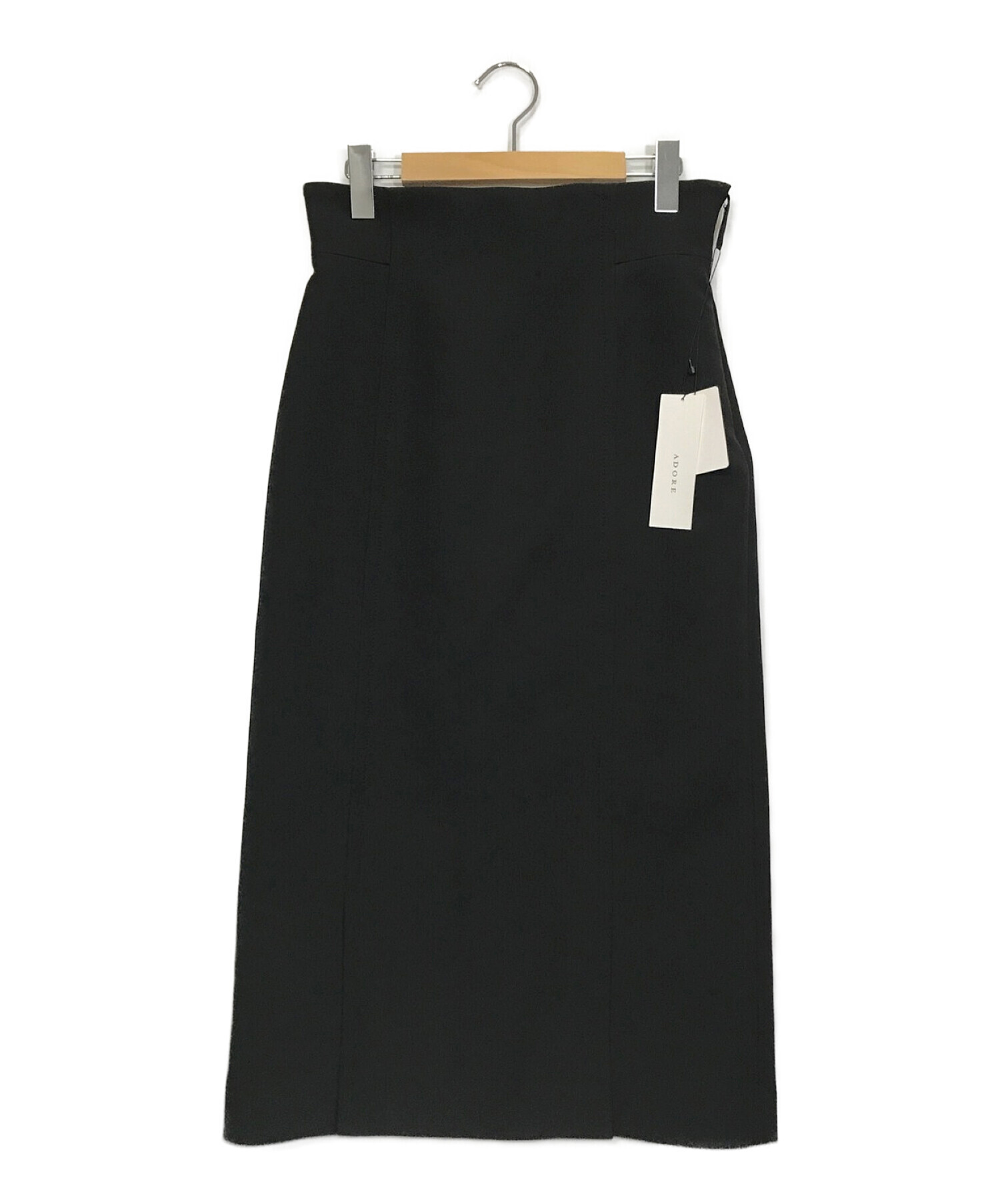 ADORE (アドーア) トリプルクロス ハイウエストタイトスカート ブラック サイズ:38 未使用品