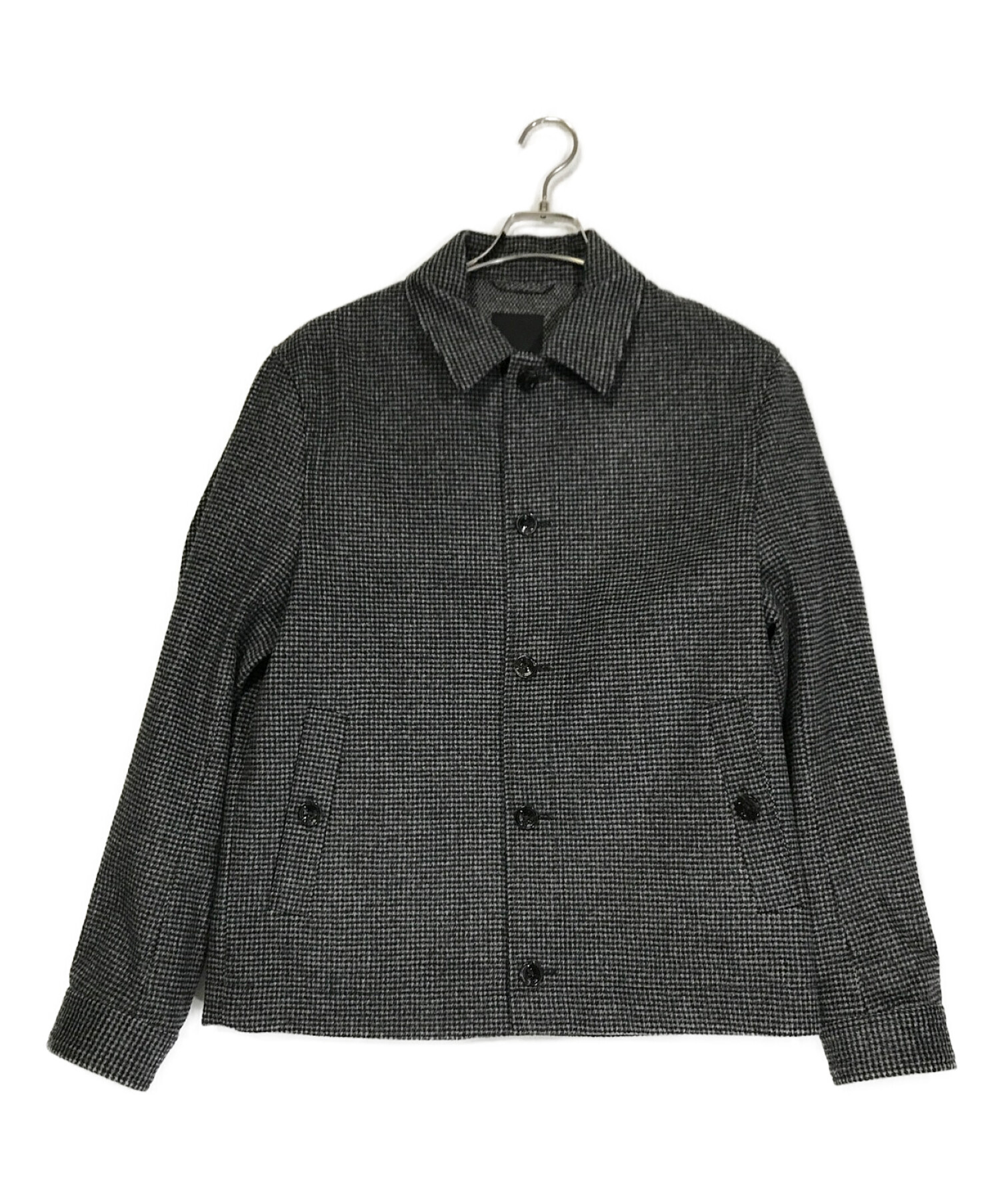 ted baker (テッドベーカー) カシミヤウールブレンドシャツジャケット ブラック サイズ:3