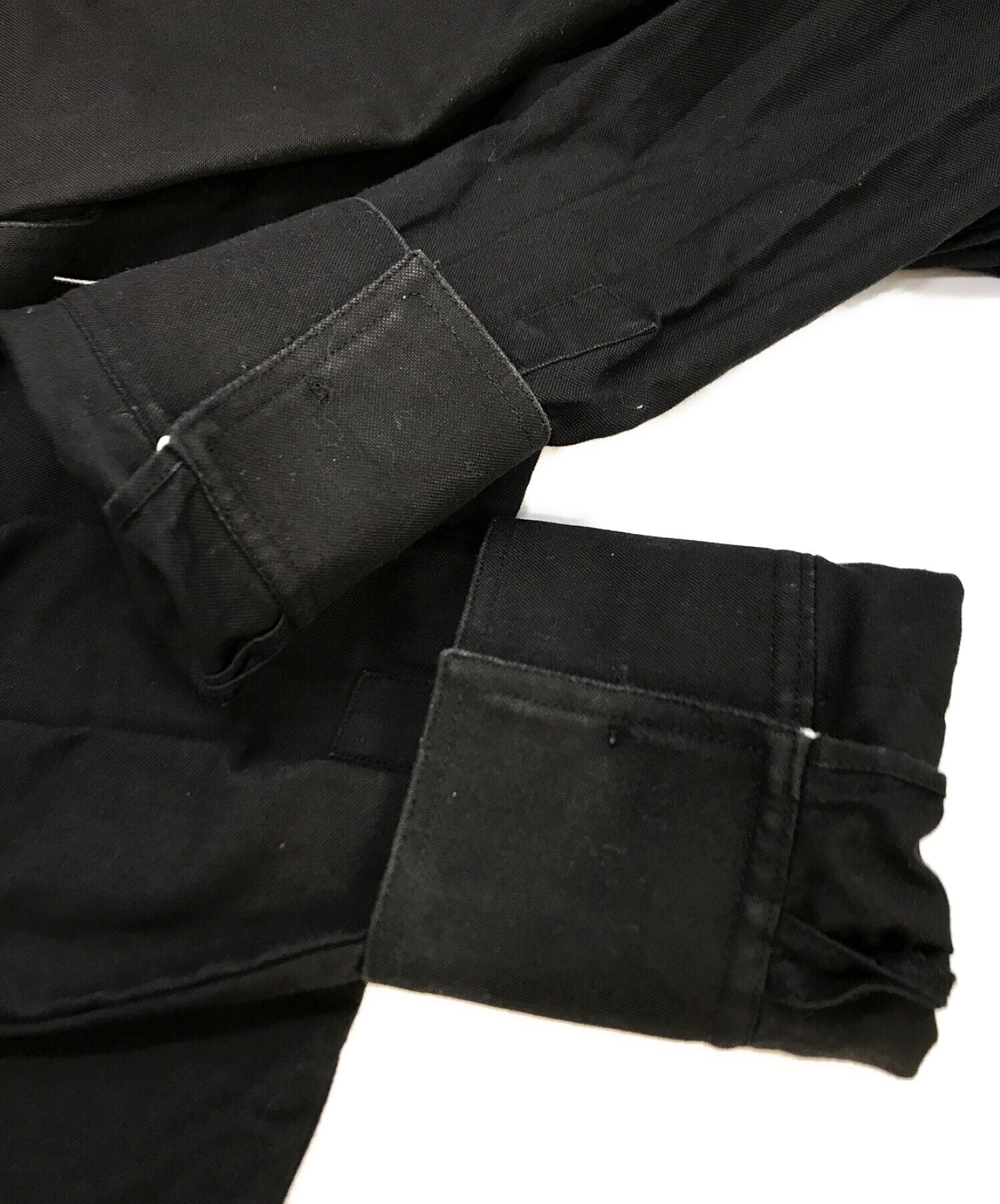 DIOR HOMME (ディオール オム) グラム期 イーグル刺繍パイピングシャツ ブラック サイズ:38