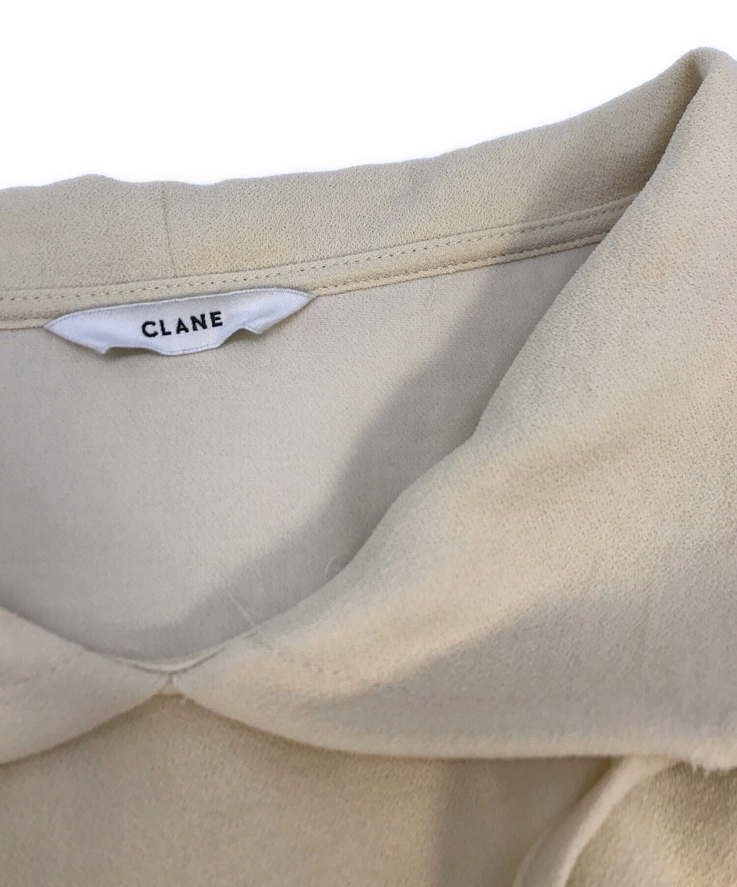 CLANE (クラネ) LOOSE HOODIE アイボリー サイズ:2