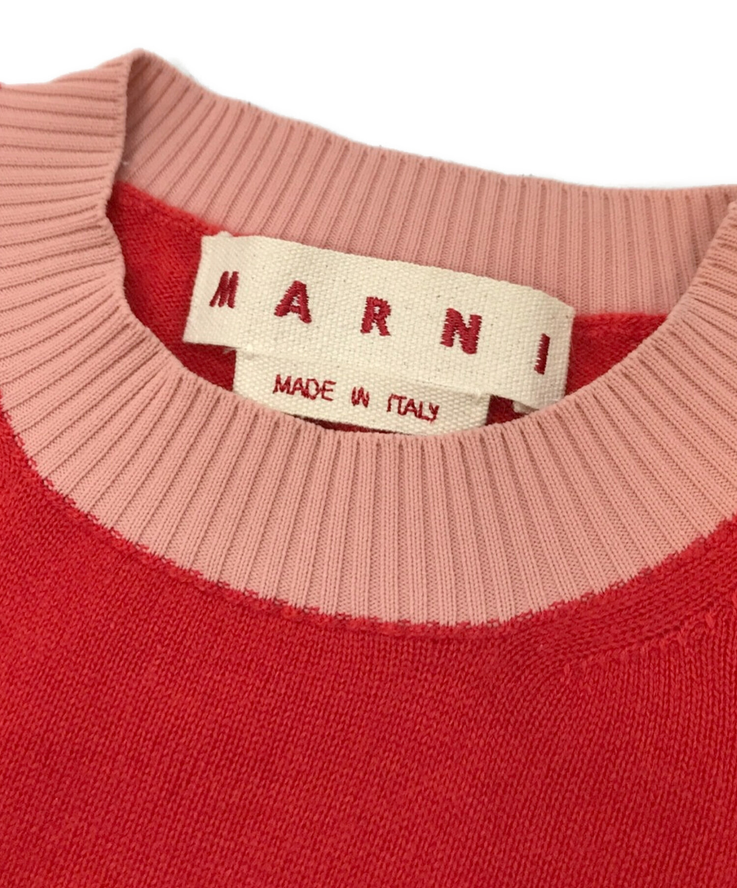 中古・古着通販】MARNI (マルニ) カシミヤブレンドバイカラーモック ...