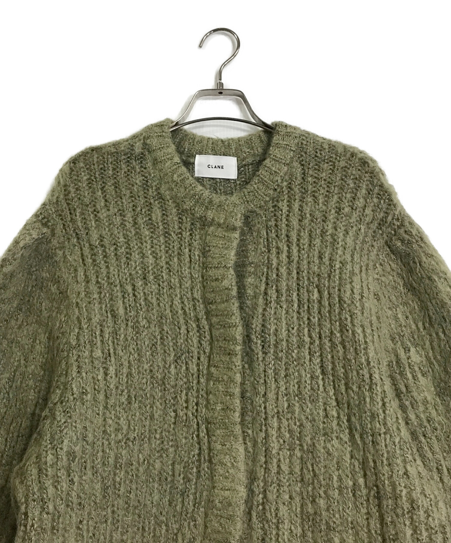 中古・古着通販】CLANE (クラネ) COLOR MOHAIR SHAGGY CARDIGAN