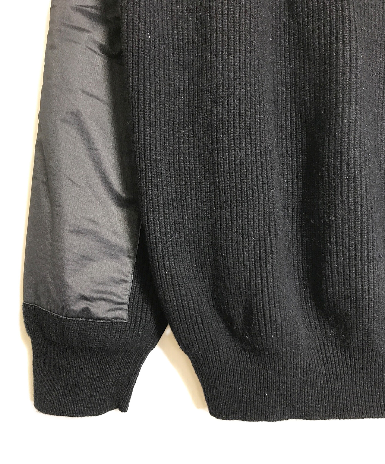 SOPHNET. (ソフネット) ELBOW PATCH TURTLE NECK KNIT/エルボーパッチタートルネックニット ネイビー サイズ:不明