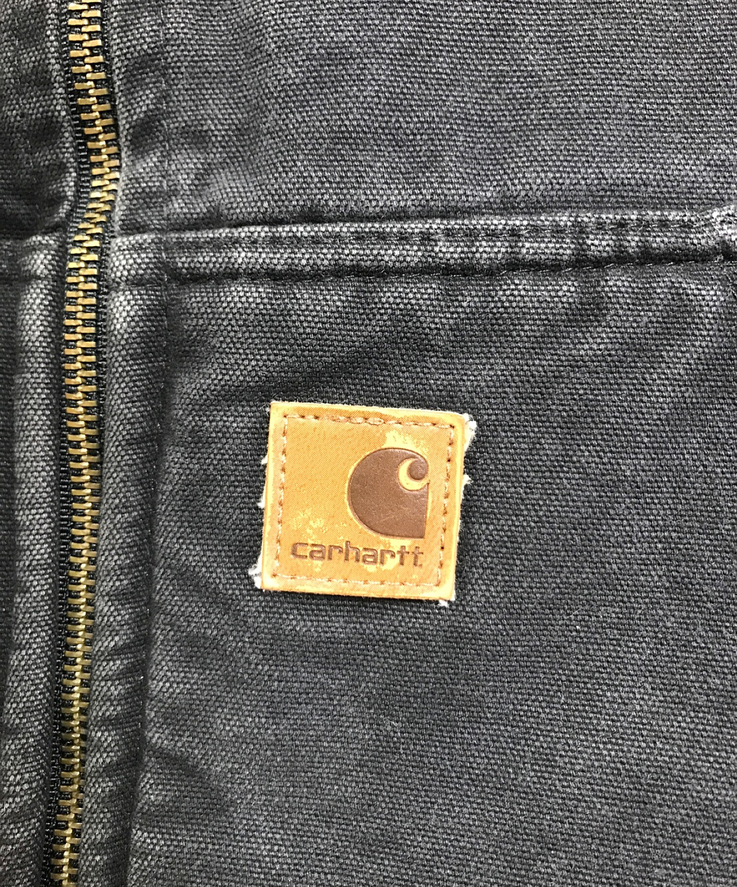 CarHartt (カーハート) 【古着】裏ボアダックワークベスト ブラック サイズ:2XL