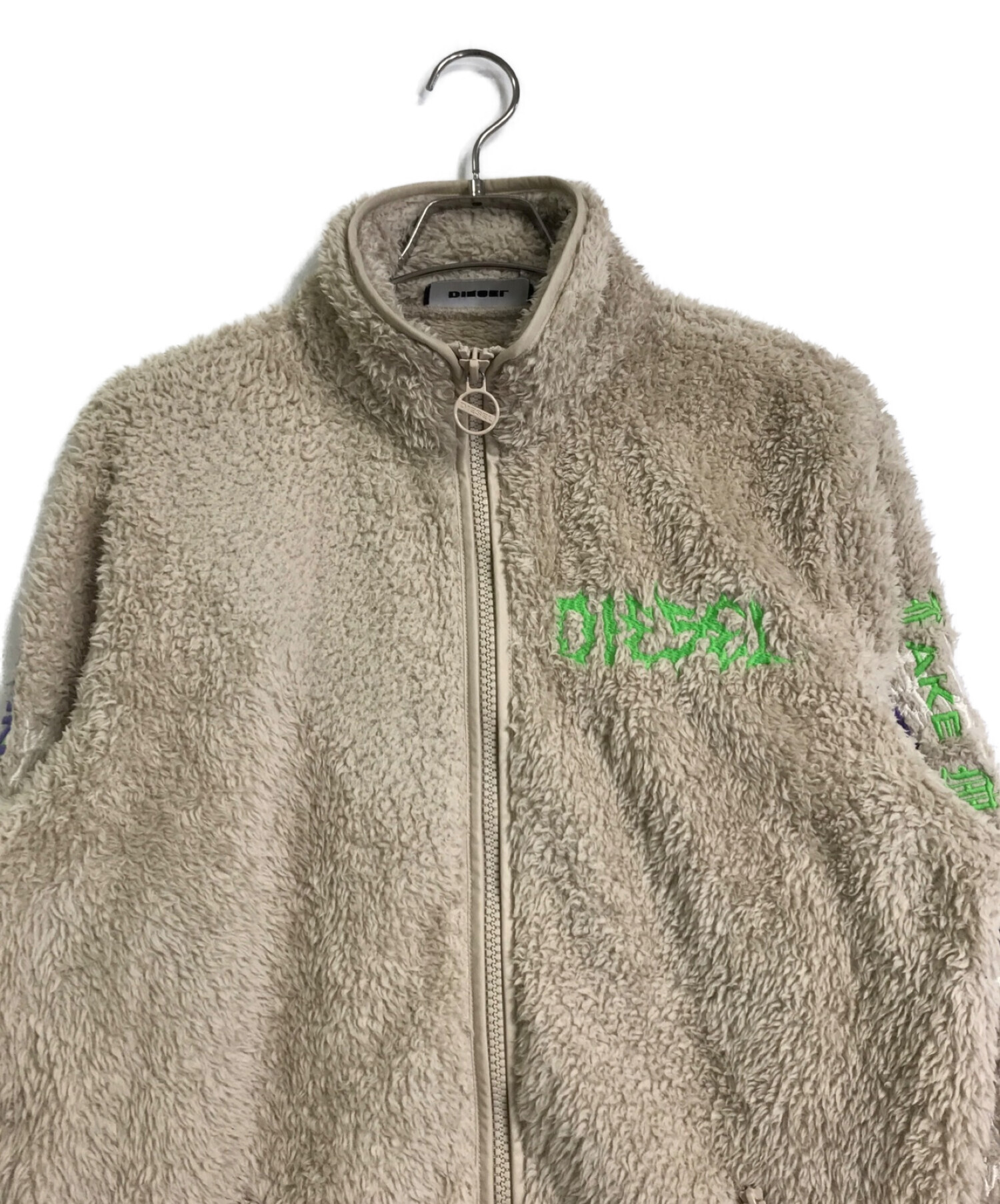 【中古・古着通販】DIESEL (ディーゼル) カオス刺繍ボアジャケット