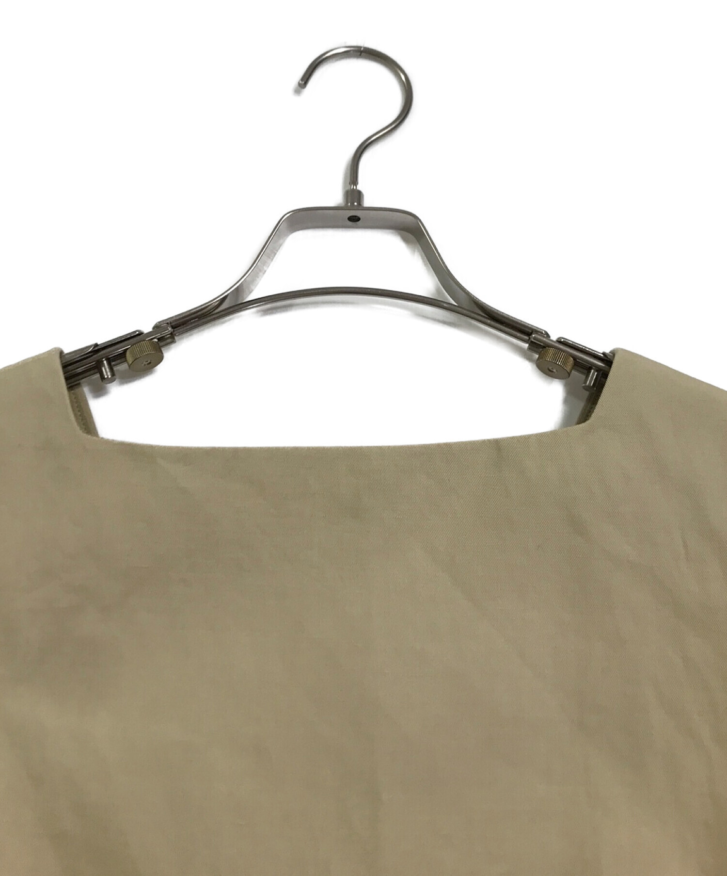 AURALEE (オーラリー) HARD TWIST FINX LINEN CHINO TANK ベージュ 未使用品