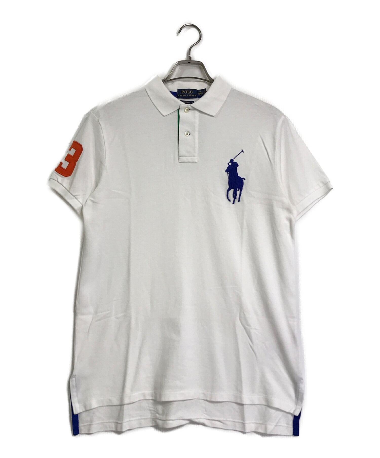 POLO RALPH LAUREN (ポロ・ラルフローレン) ポロシャツ ホワイト サイズ:M